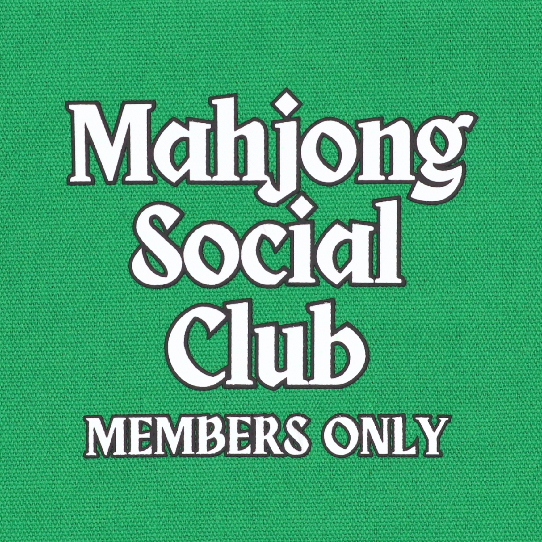 Canvas Pouch Mahjong Social Club