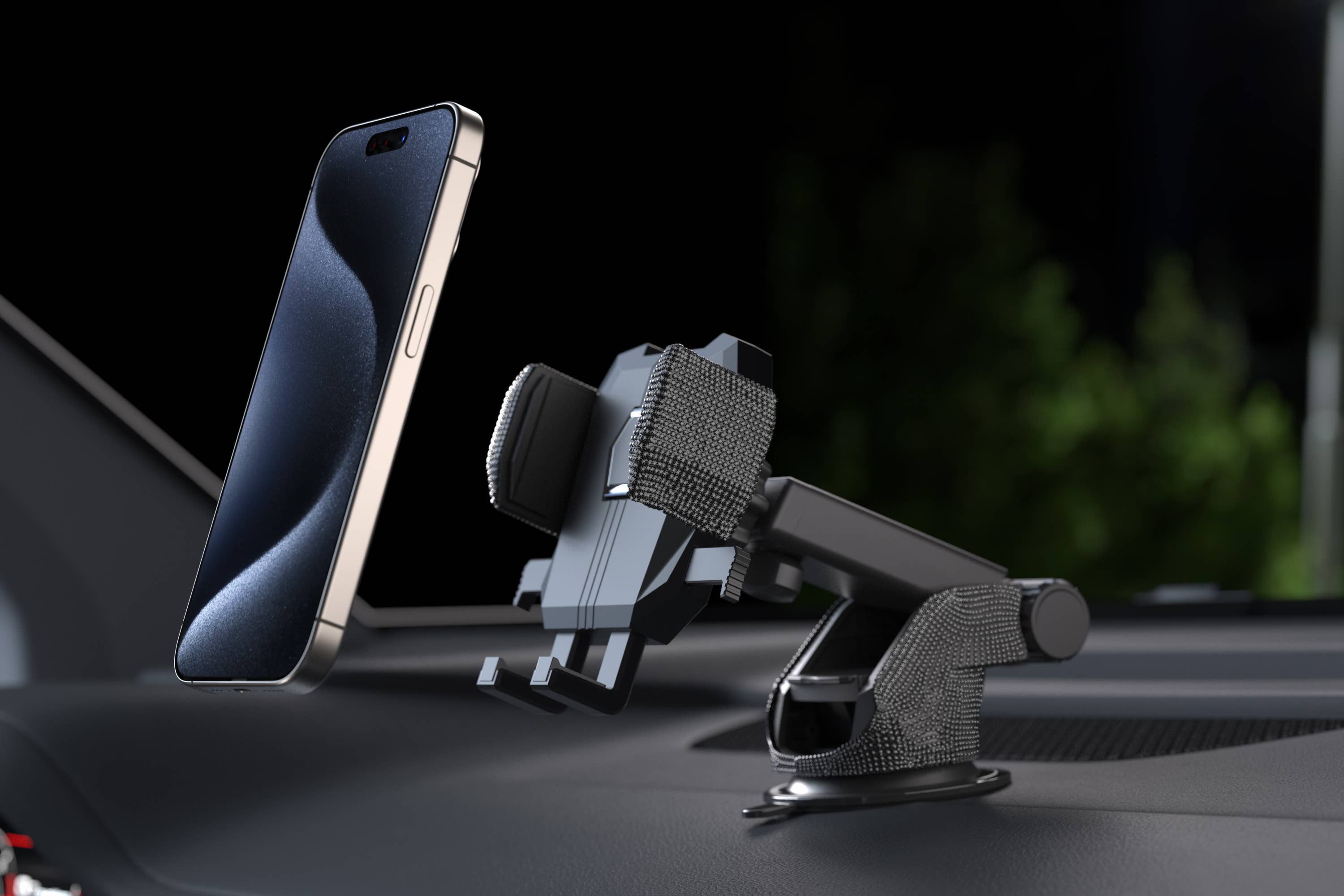 Bling Cradle Car Mount for Smartphones With Retail Pack
