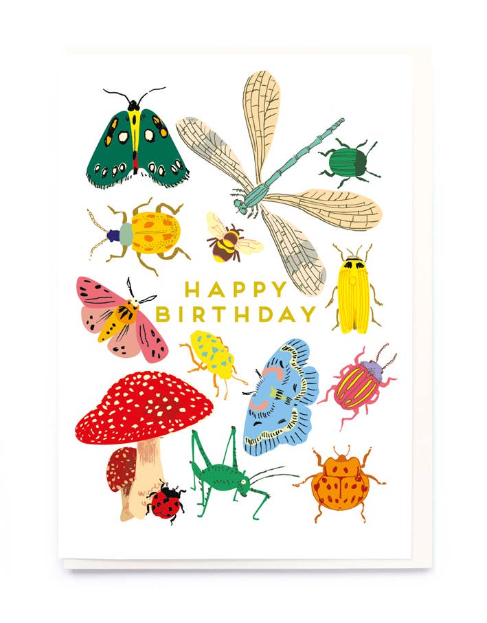 BIRTHDAY BUGS GREETING CARD NOI PUBLISHING
