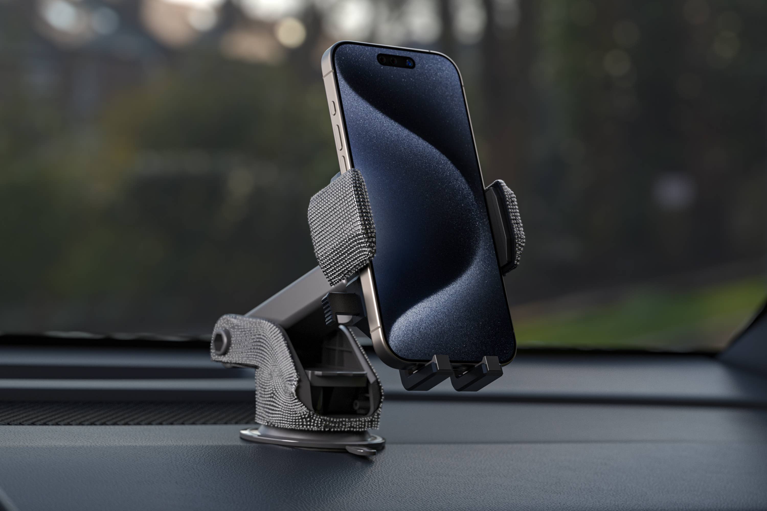 Bling Cradle Car Mount for Smartphones With Retail Pack