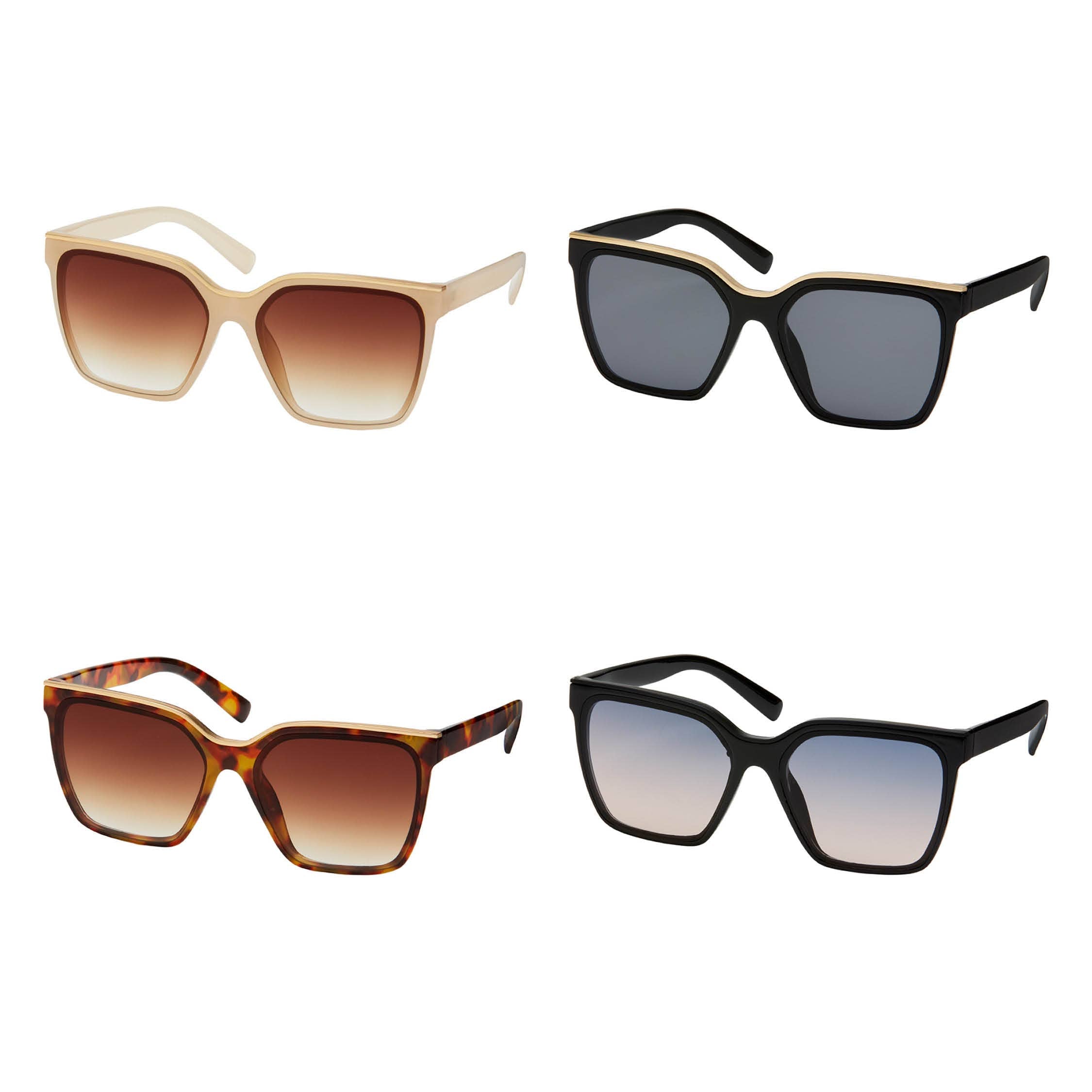 1325 - Jade - Designer Oversized Sunglasses