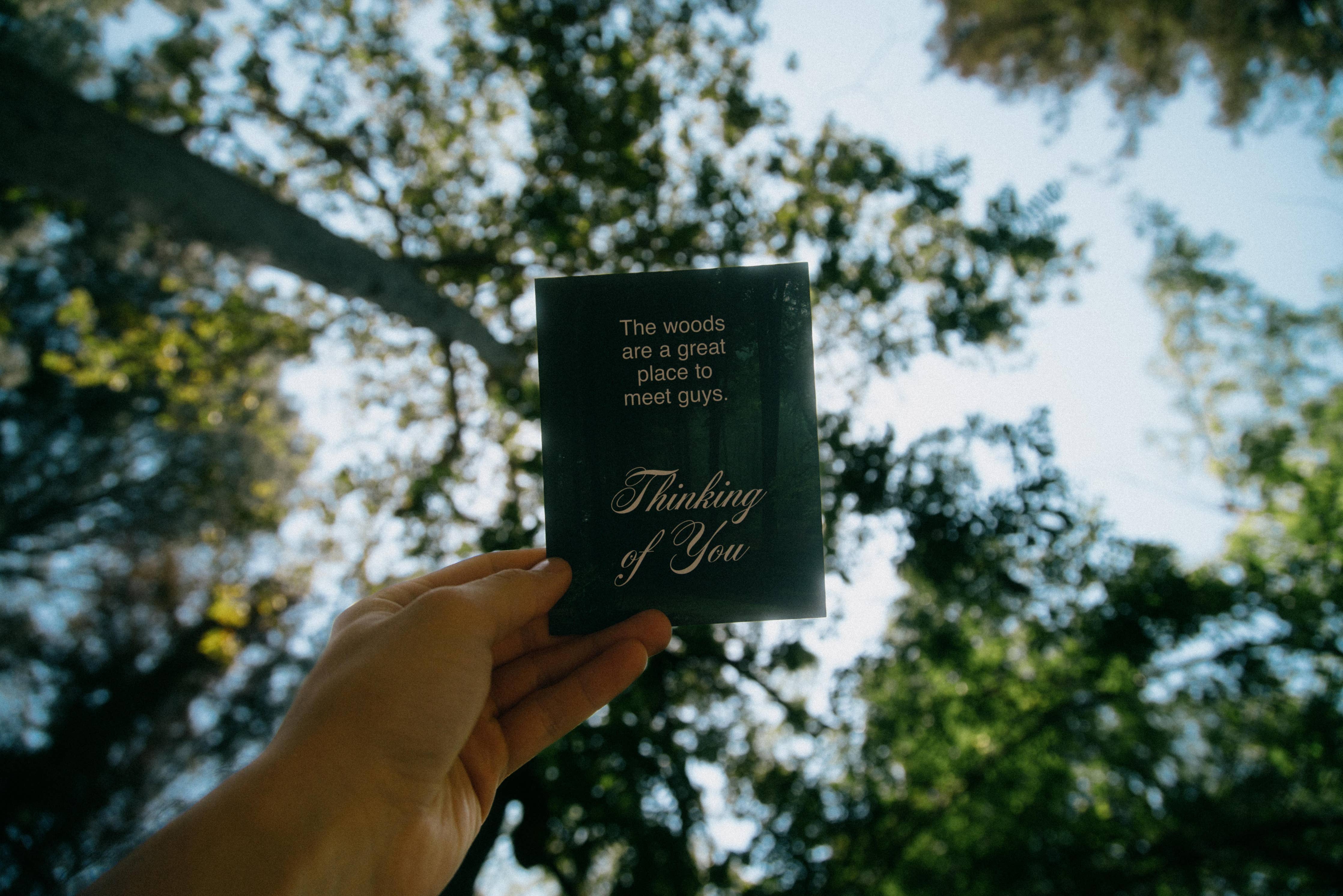 Guys in the Woods Greeting Card | Funny Card