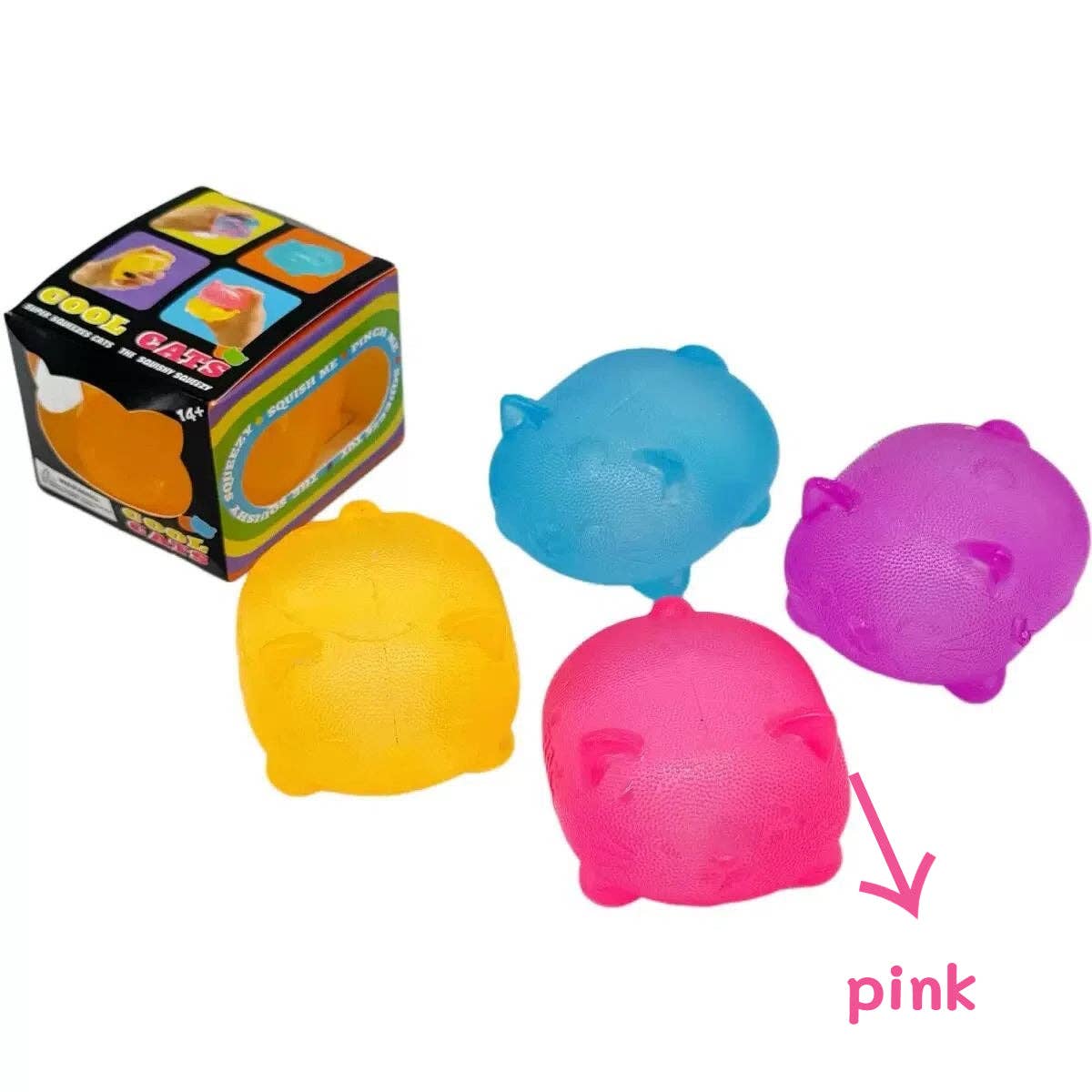 Nice Cube Translucent Slow Rising Stress Relief Squeeze Toy