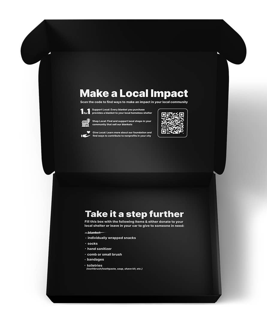 Mountain Timber Recycled Wool Throw Blanket