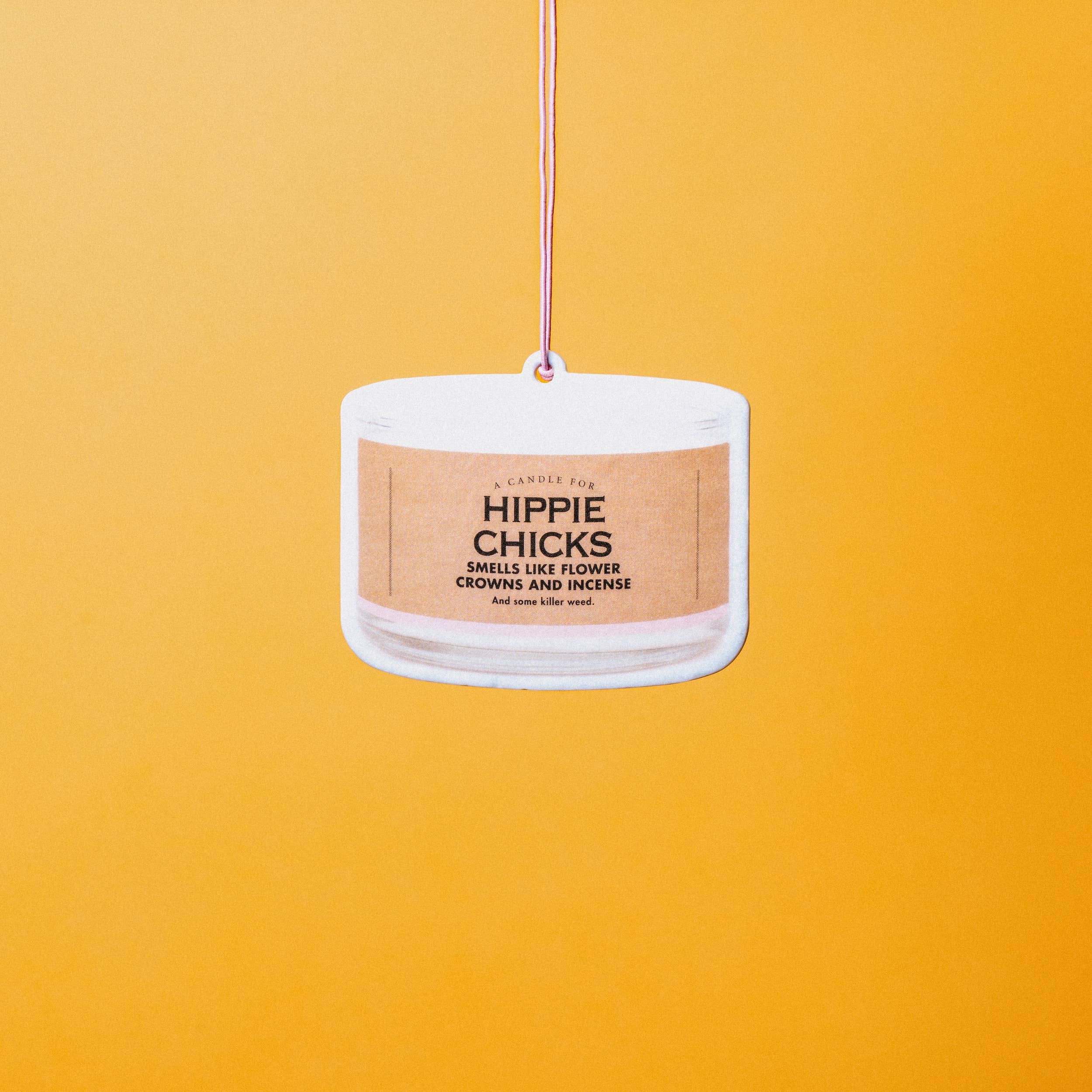 Hippie Chicks Air Freshener | Funny Car Air Freshener