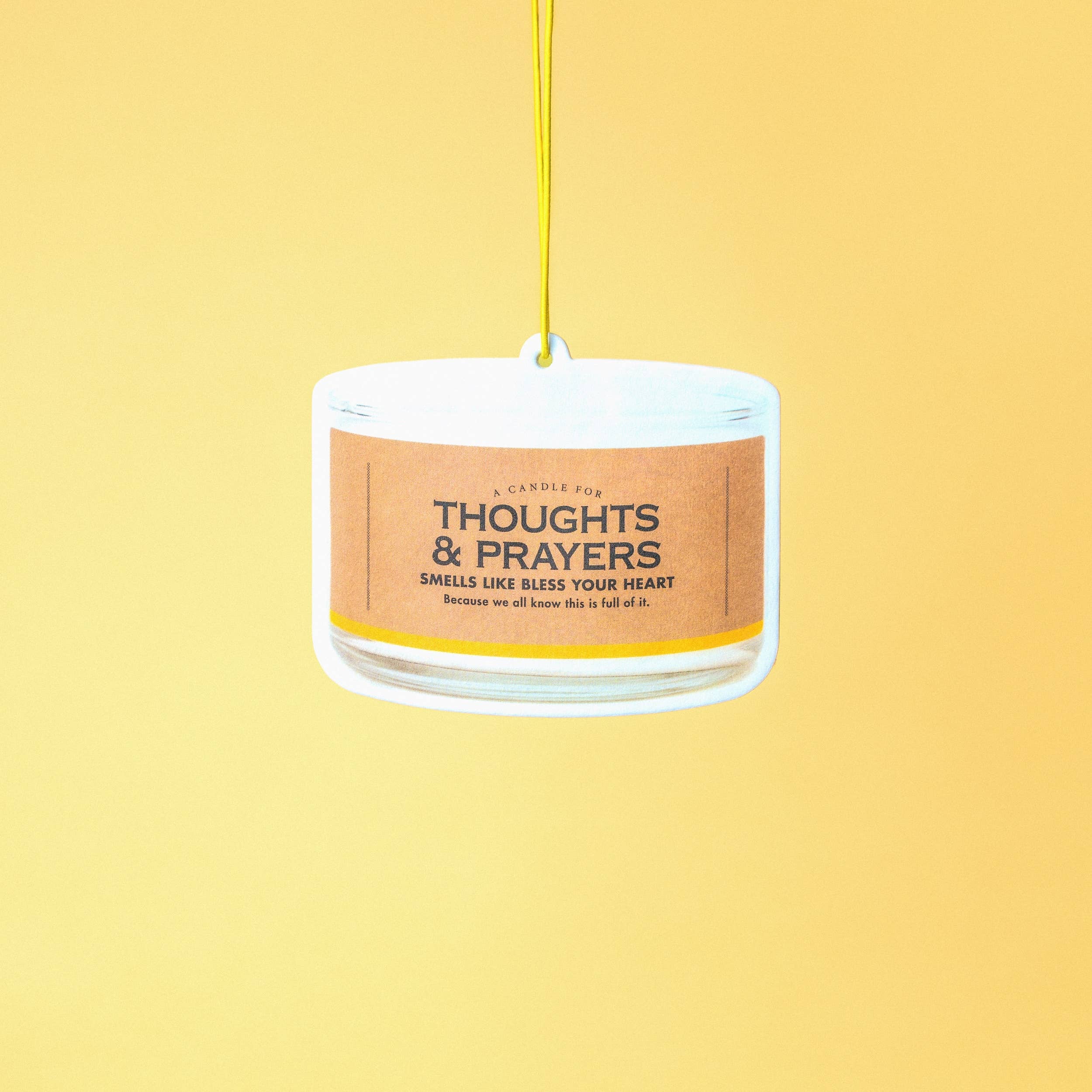 Thoughts and Prayers Air Freshener | Funny Car Air Freshener