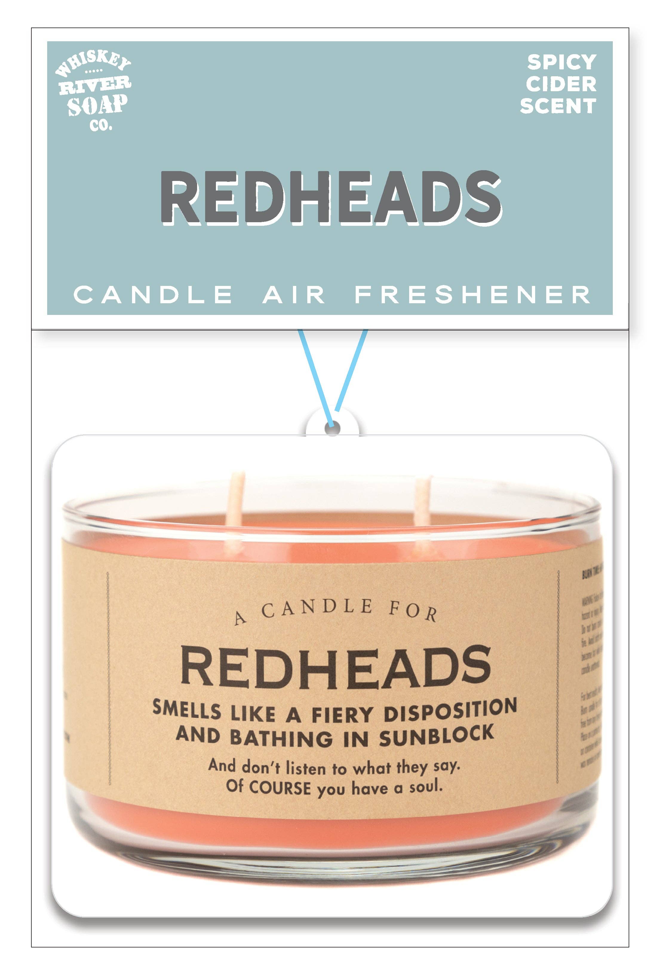Redheads Air Freshener | Funny Car Air Freshener