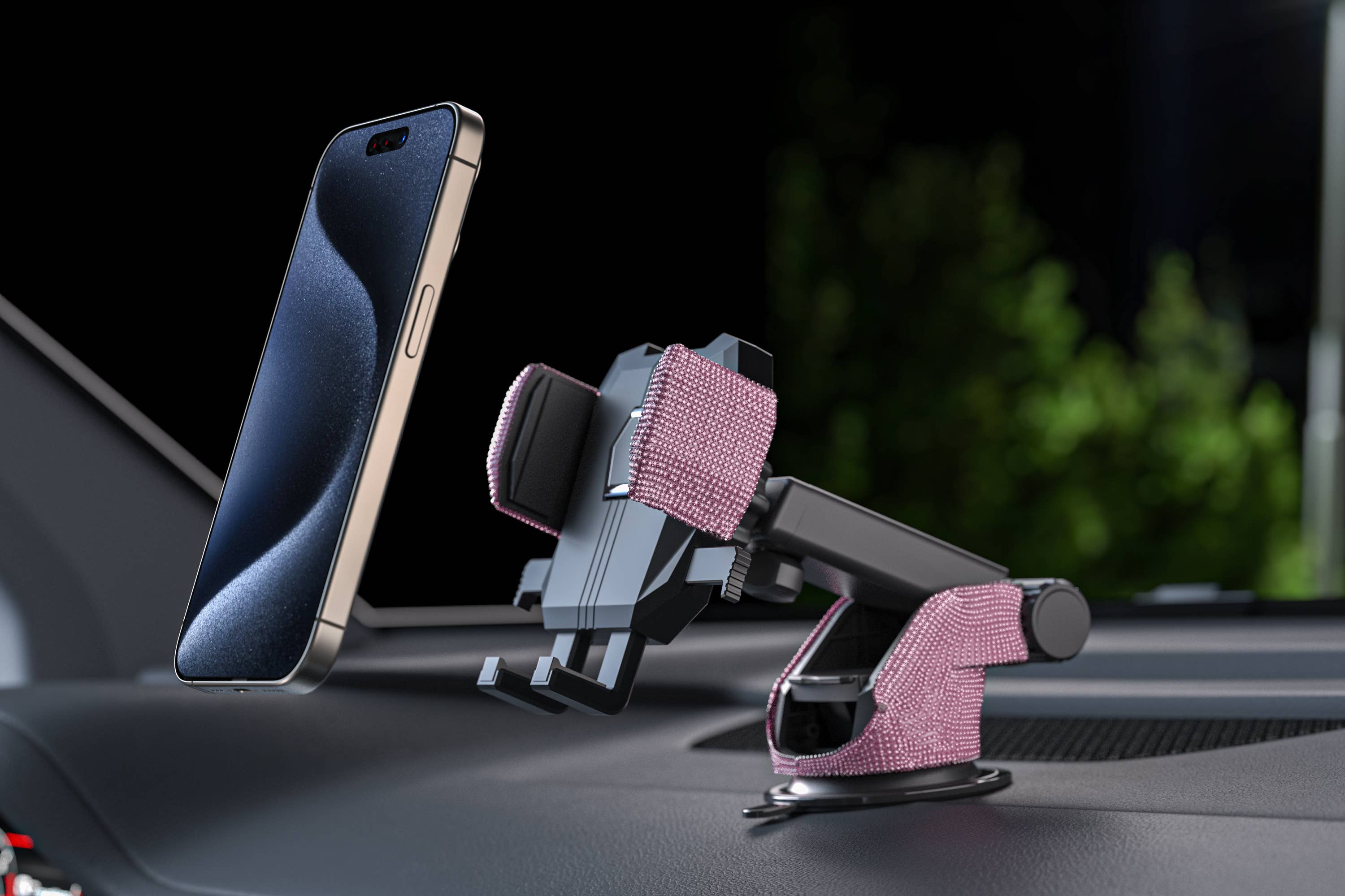 Bling Cradle Car Mount for Smartphones With Retail Pack