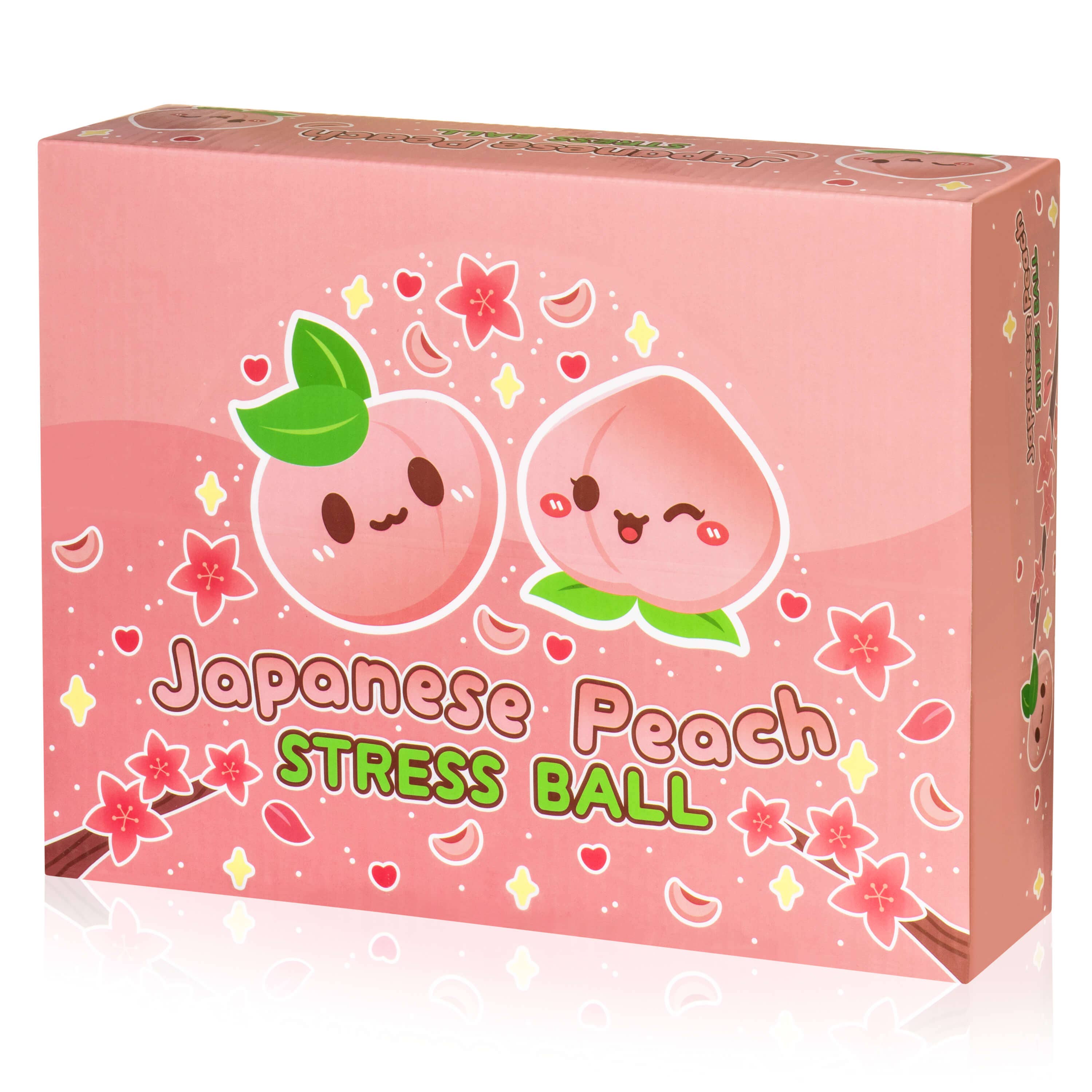 Just Peachy! Cute Japanese Peach Stress Ball (12pcs/case)