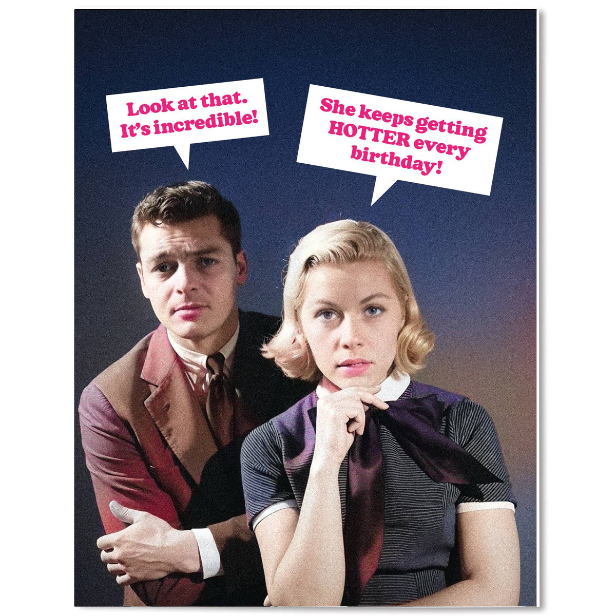 Getting Hotter - Birthday Card