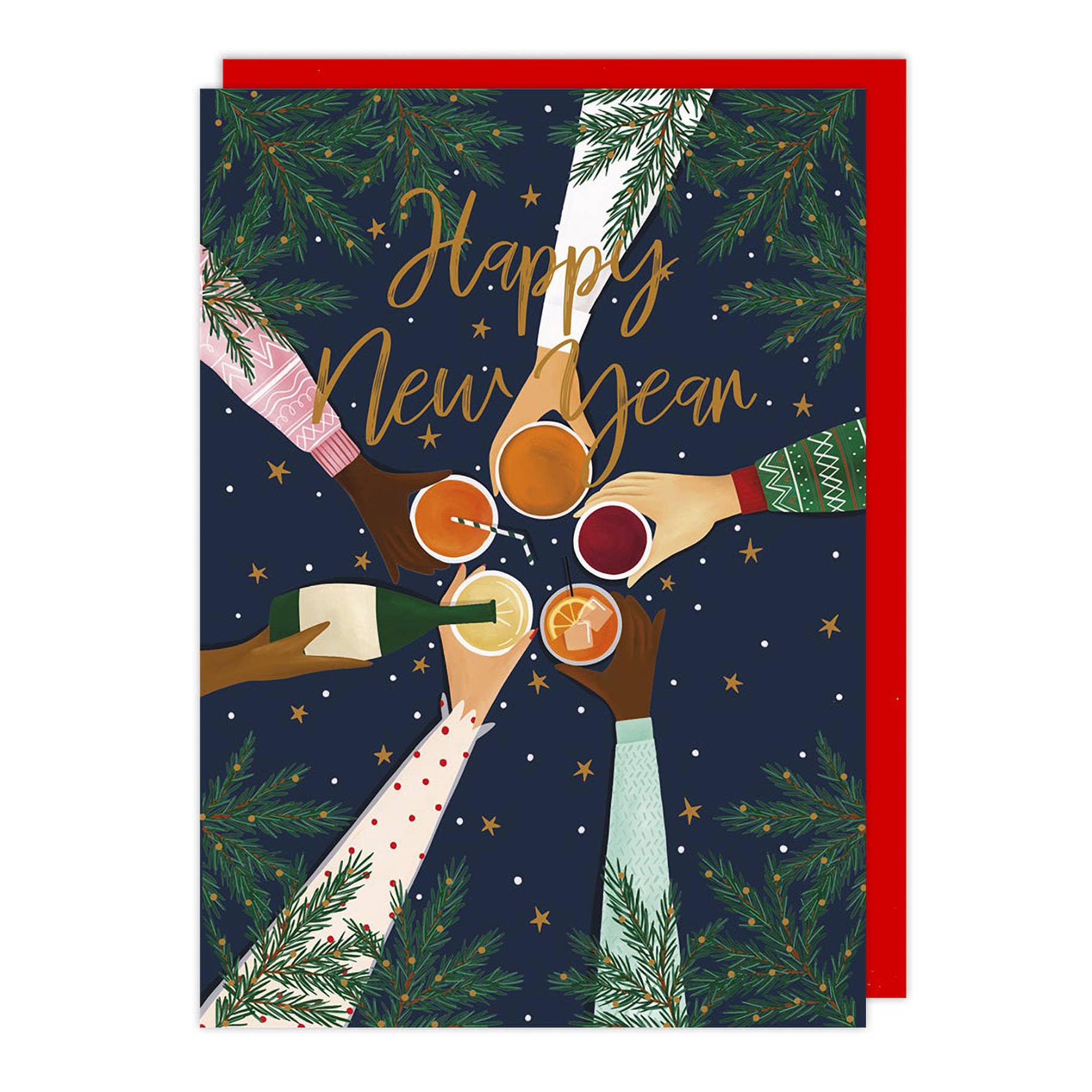 Toast New Year Card