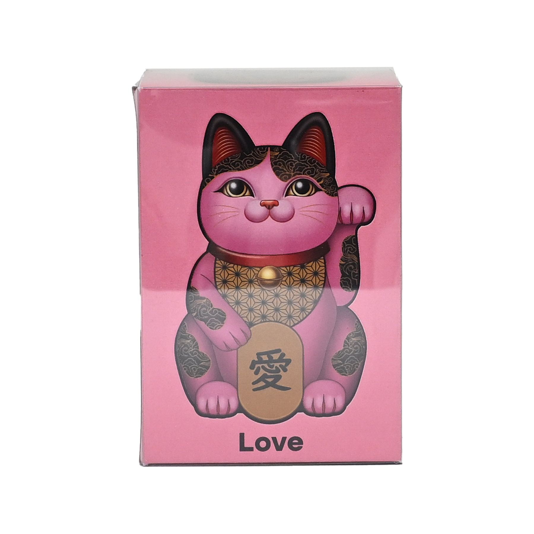 3.25"H Happineko Figurine Pink Love (1/36)