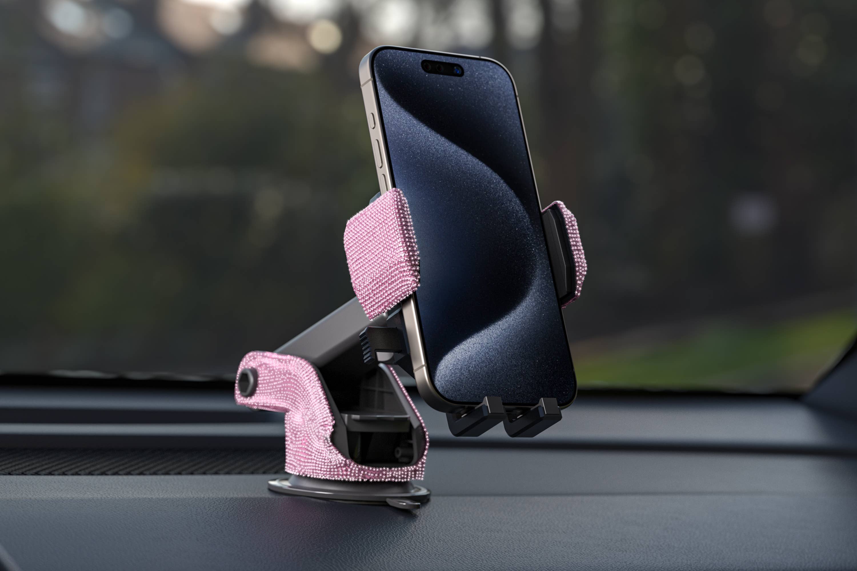 Bling Cradle Car Mount for Smartphones With Retail Pack