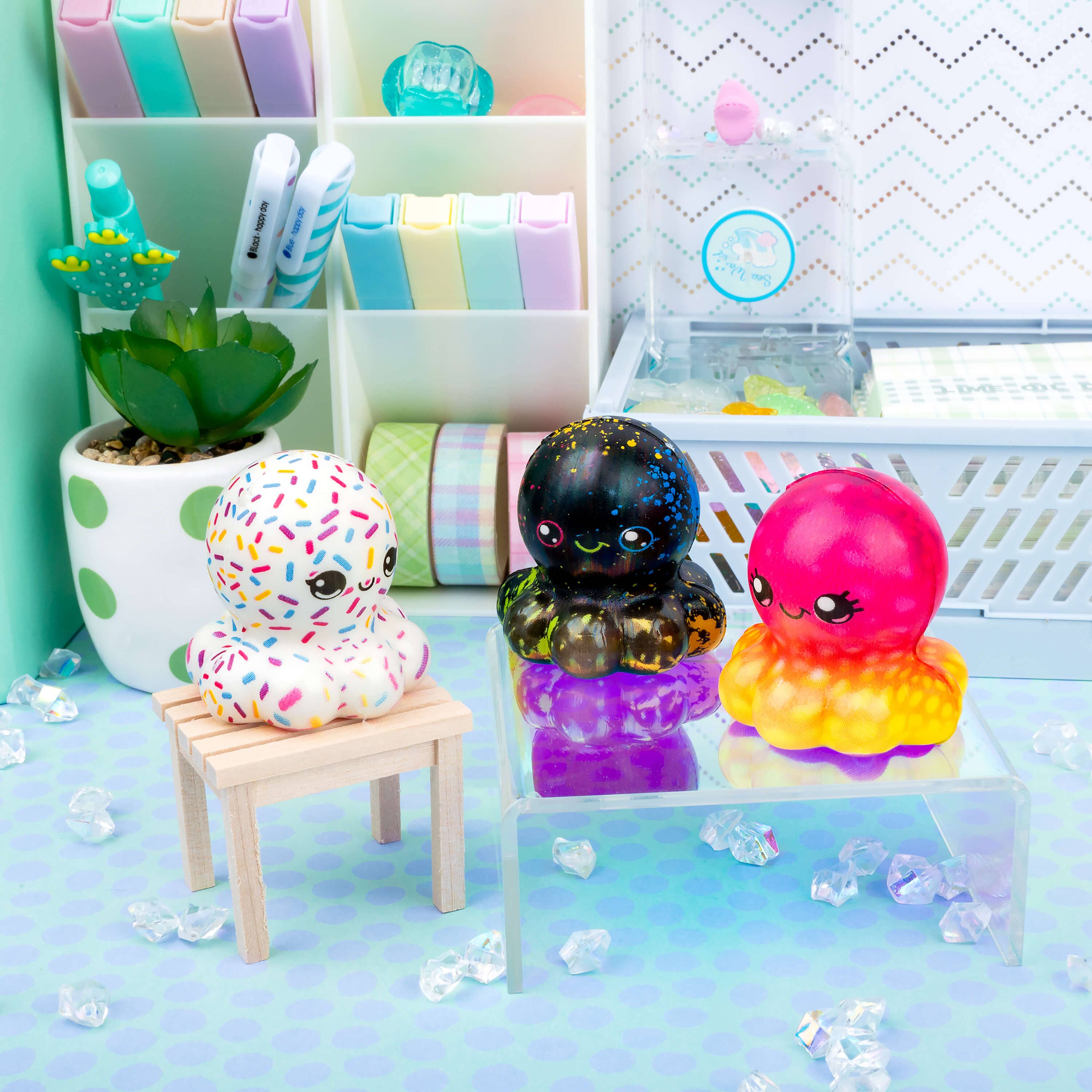 Octo-Squish Mini Squishy Toys PDQ (24pcs/case)