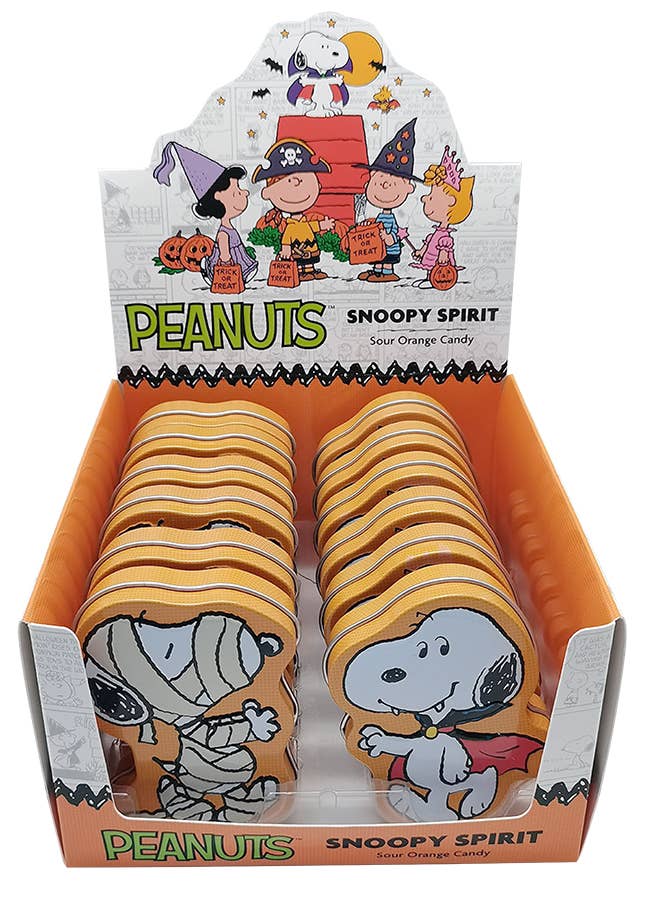 Peanuts Snoopy Spirit Tins, 12ct