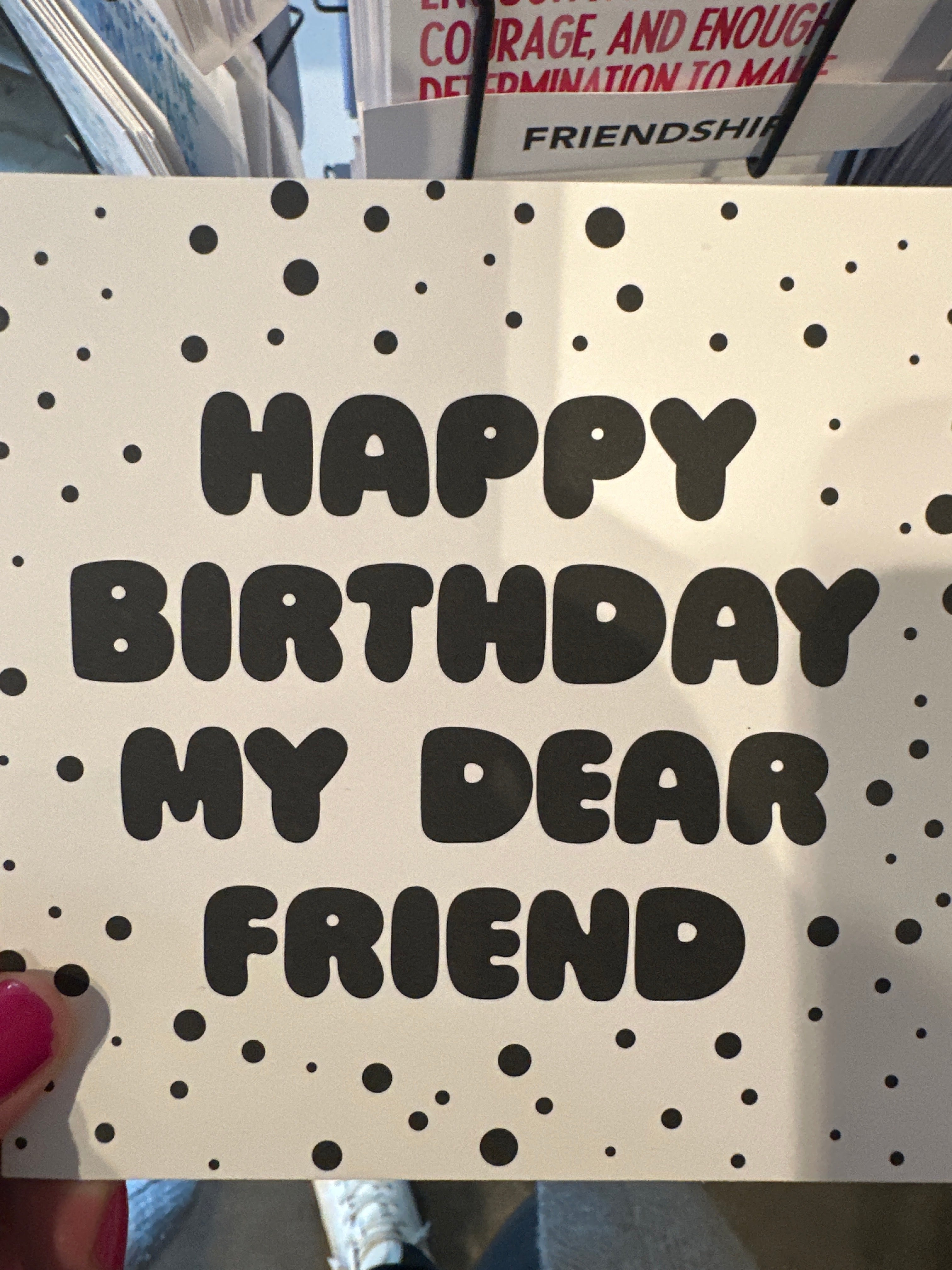 Happy Birthday my dear friend Card