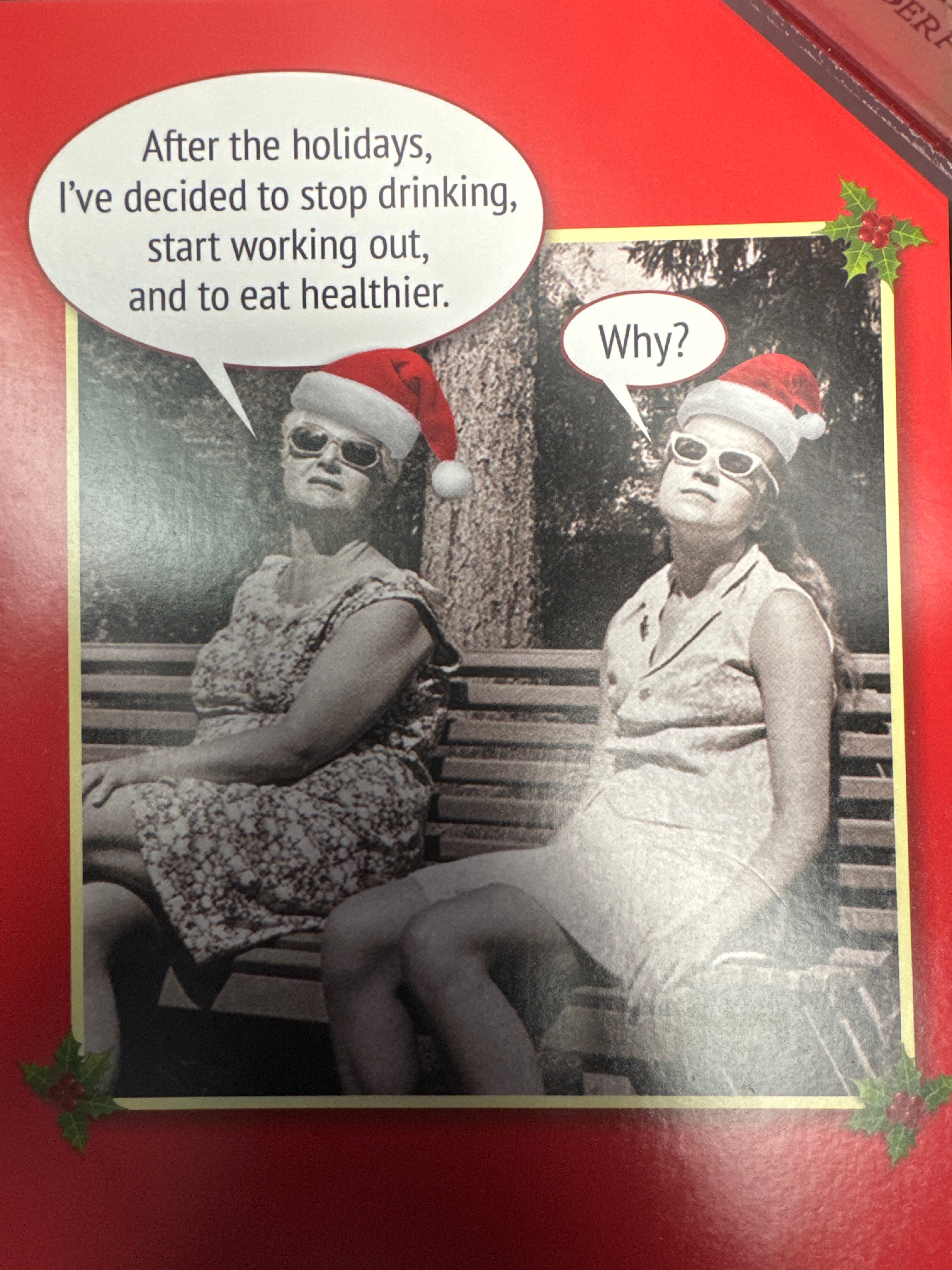 After The Holidays Card