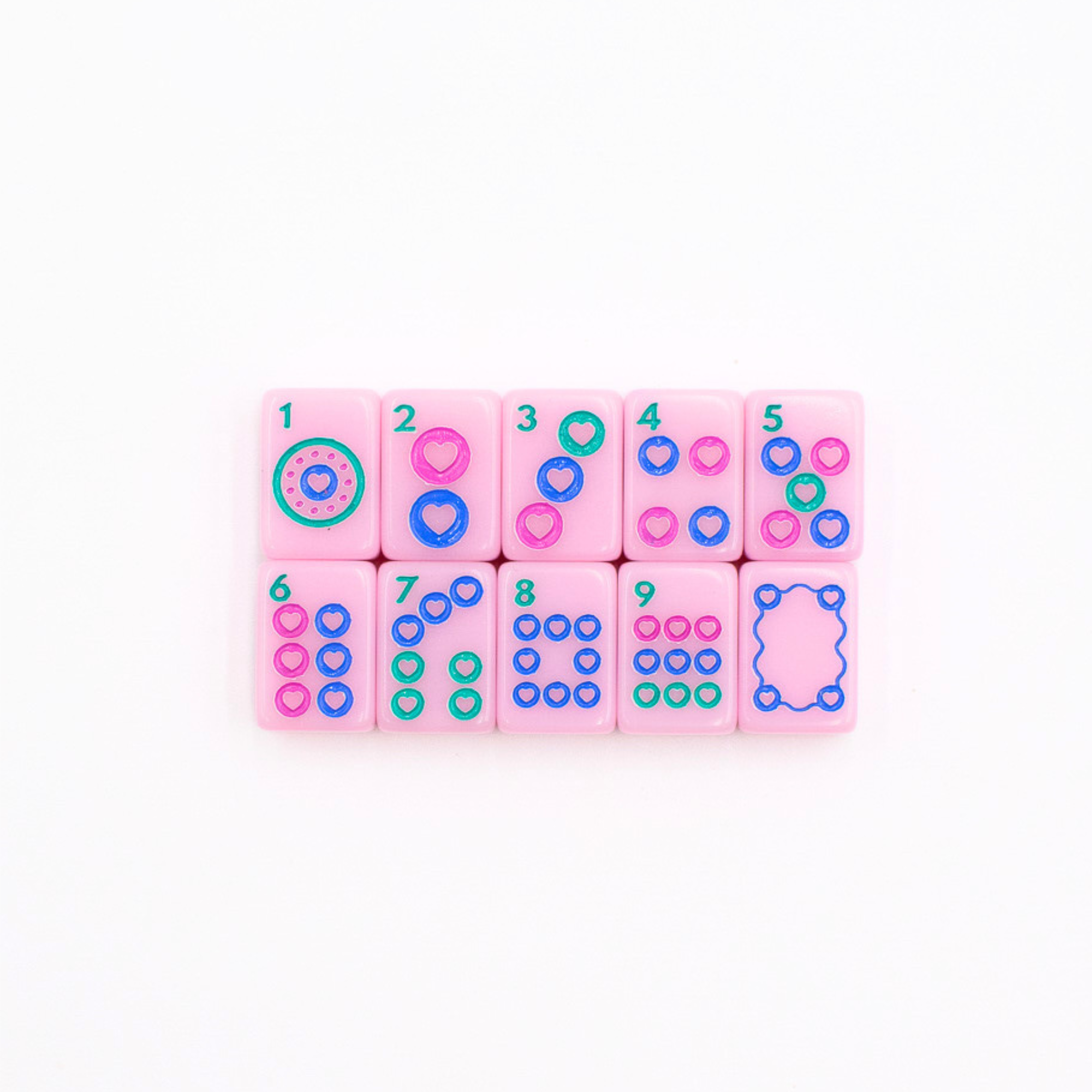 MINI TRAVEL MAHJONG | Mini Anywhere Series | Pink