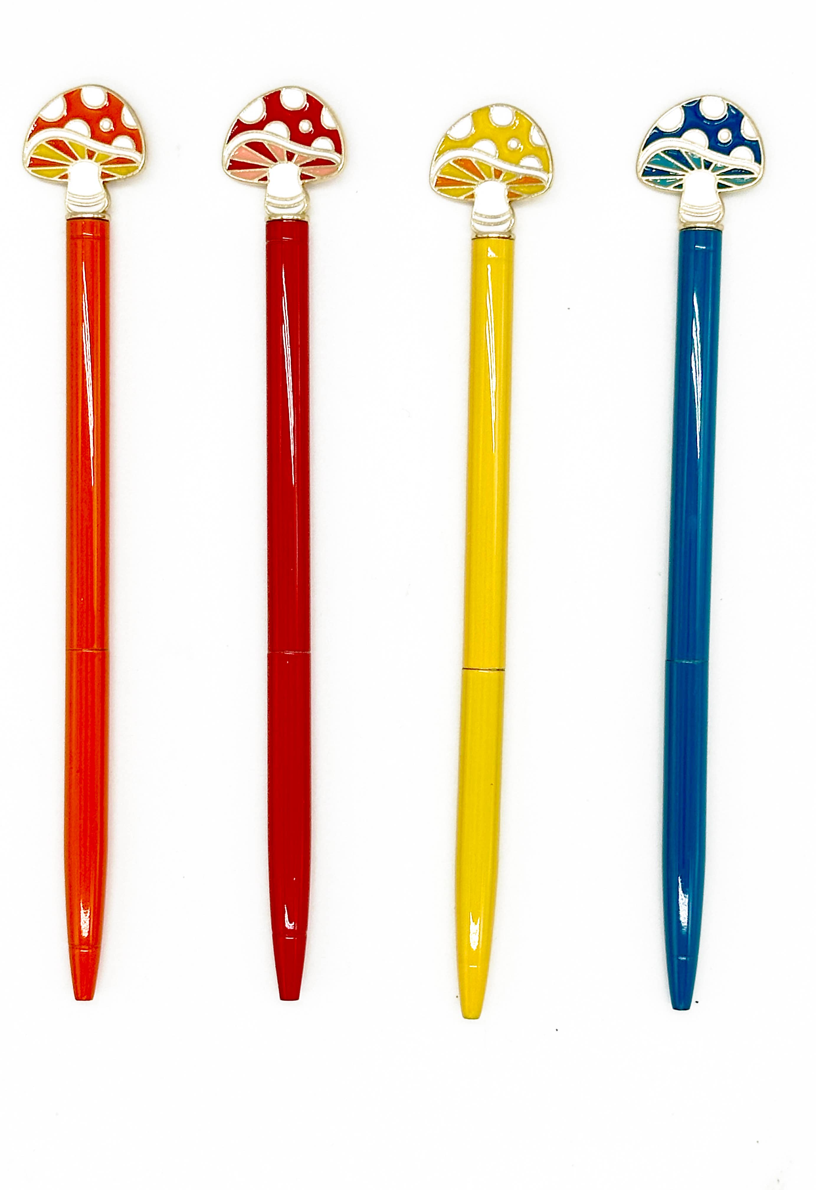 ENAMEL MUSHROOM CHARM PEN