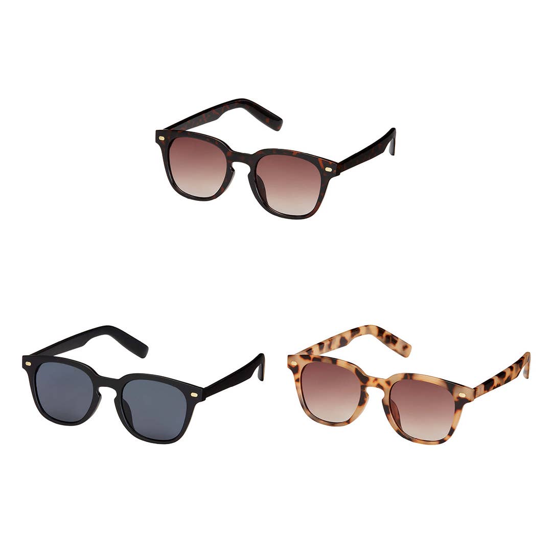 A selection of timeless sunglasses from Blue Gem's Heritage Collection: roundies, clubmasters, metals, and plastics. 100% UV protection, stylish, and affordable eyewear for men and women.