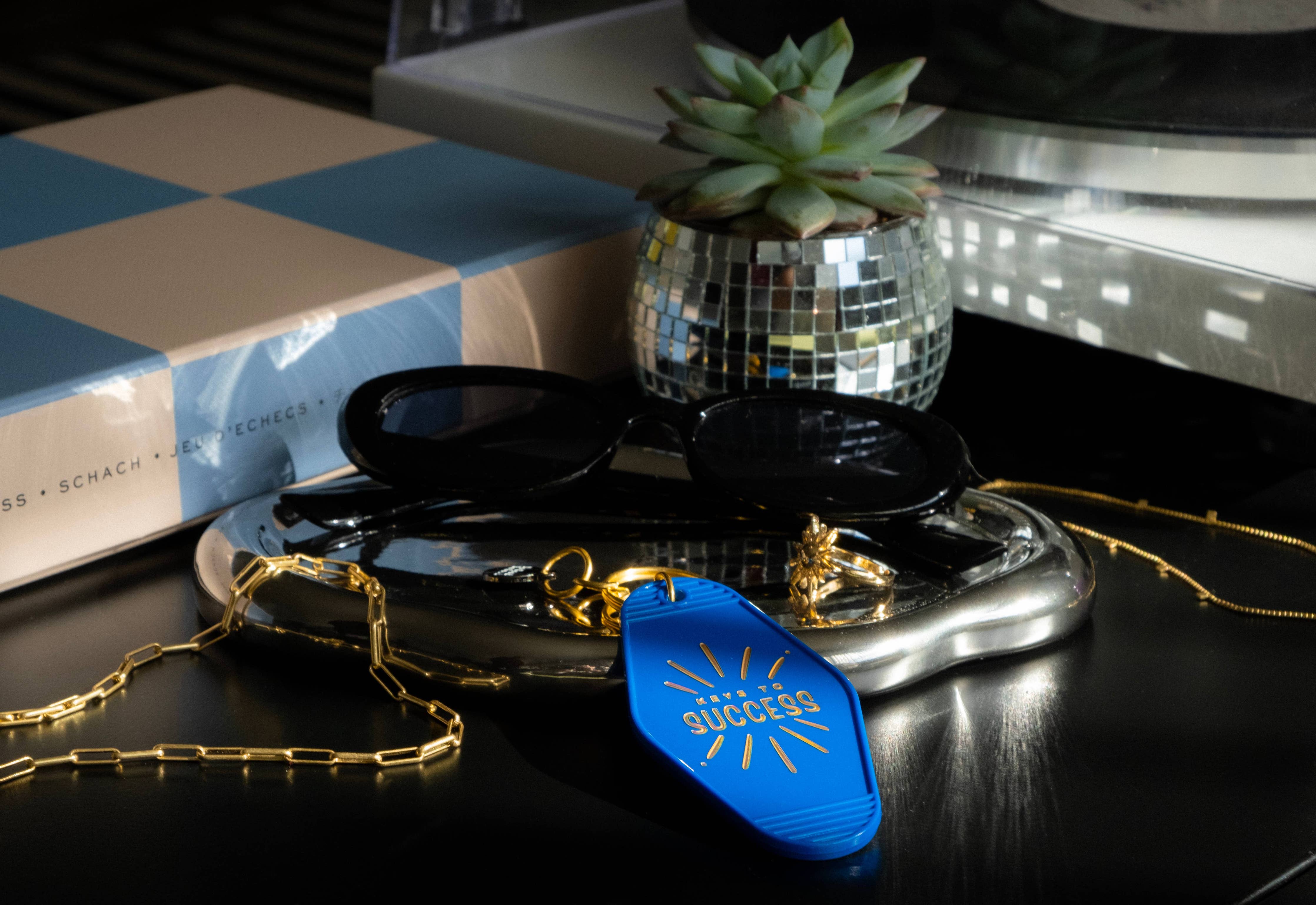Acrylic Motel Keychain Keys to Success