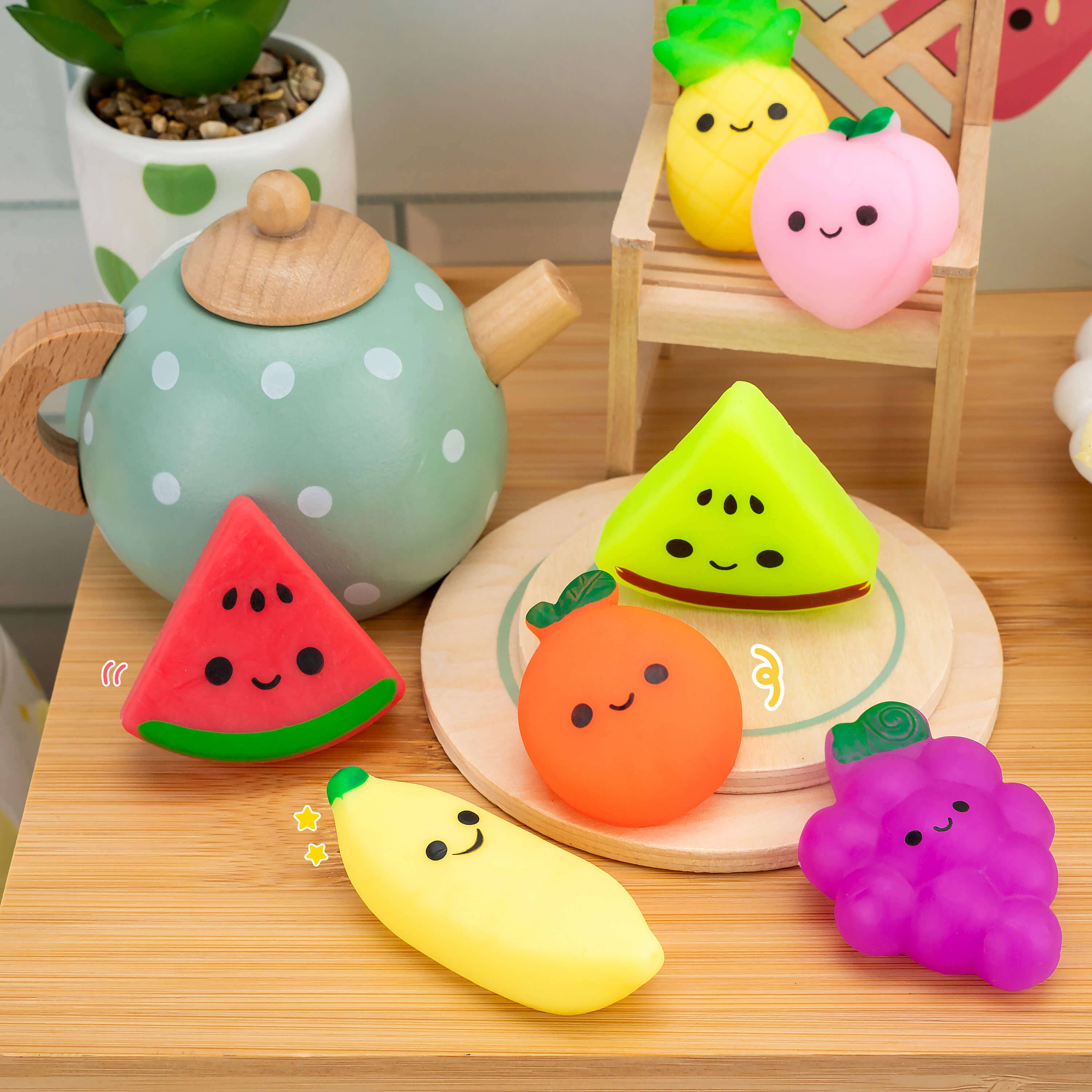 Fruit Mochi Squishy Toy (100pcs/case)