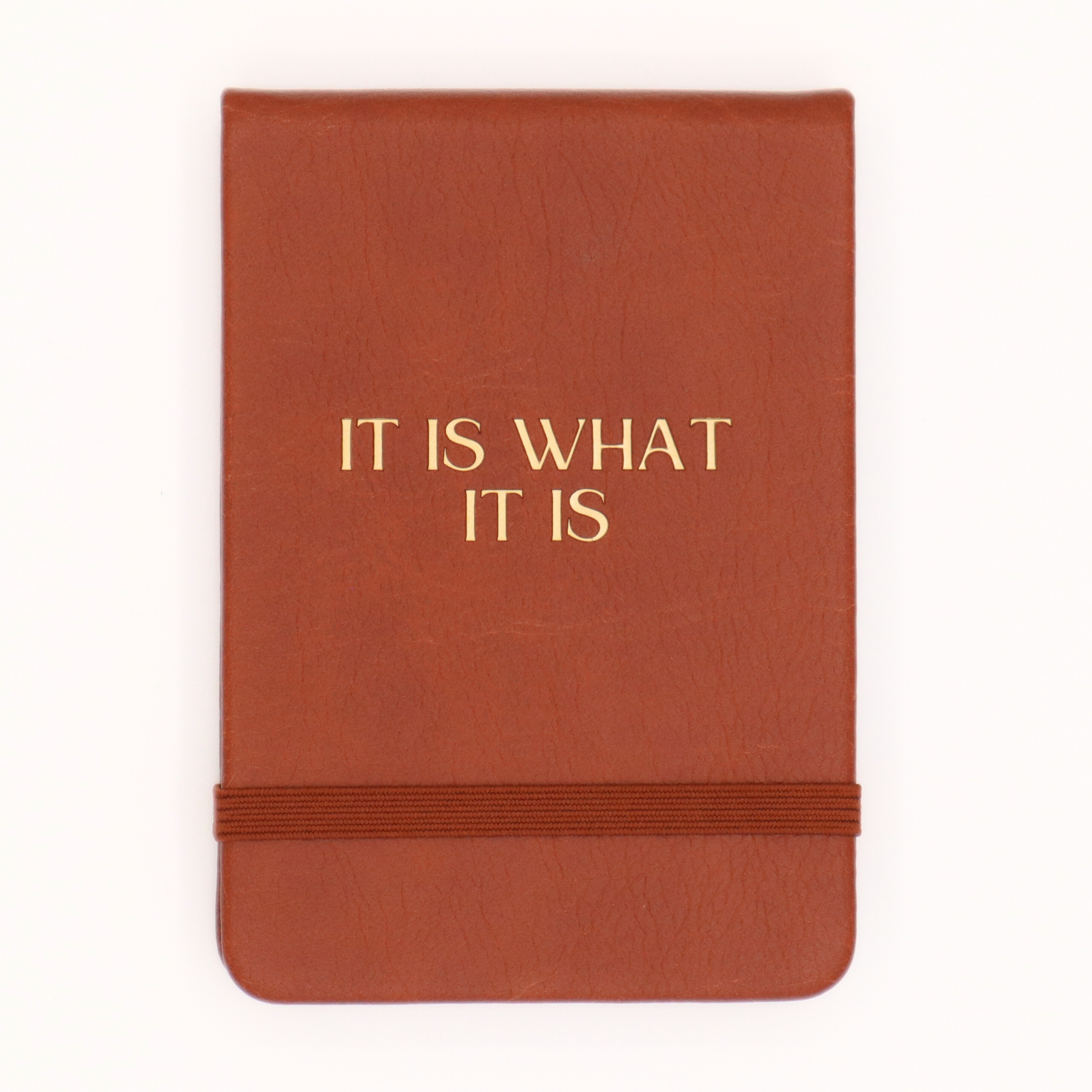 Leatherette Pocket Journal It Is What It Is