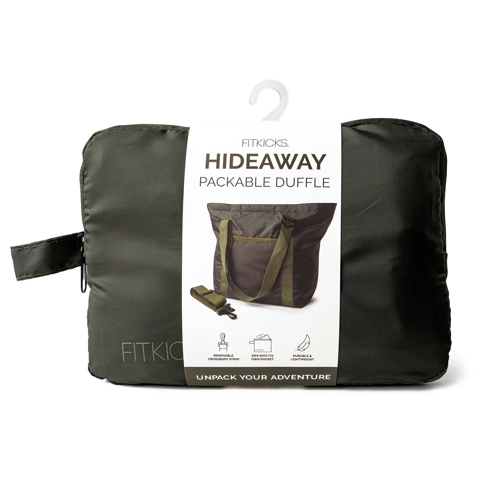 FITKICKS Hideaway Packable Duffle Open Stock