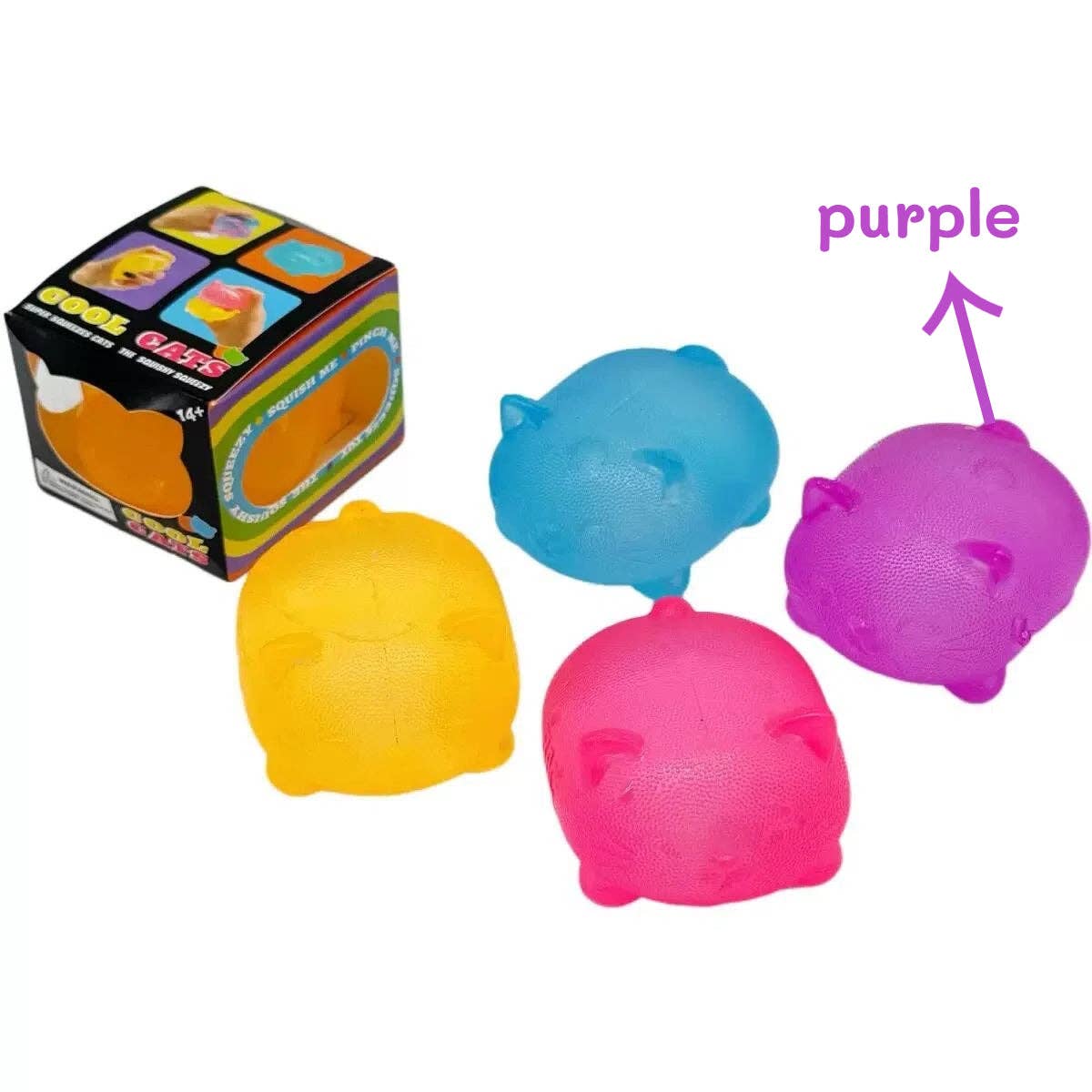 Nice Cube Translucent Slow Rising Stress Relief Squeeze Toy