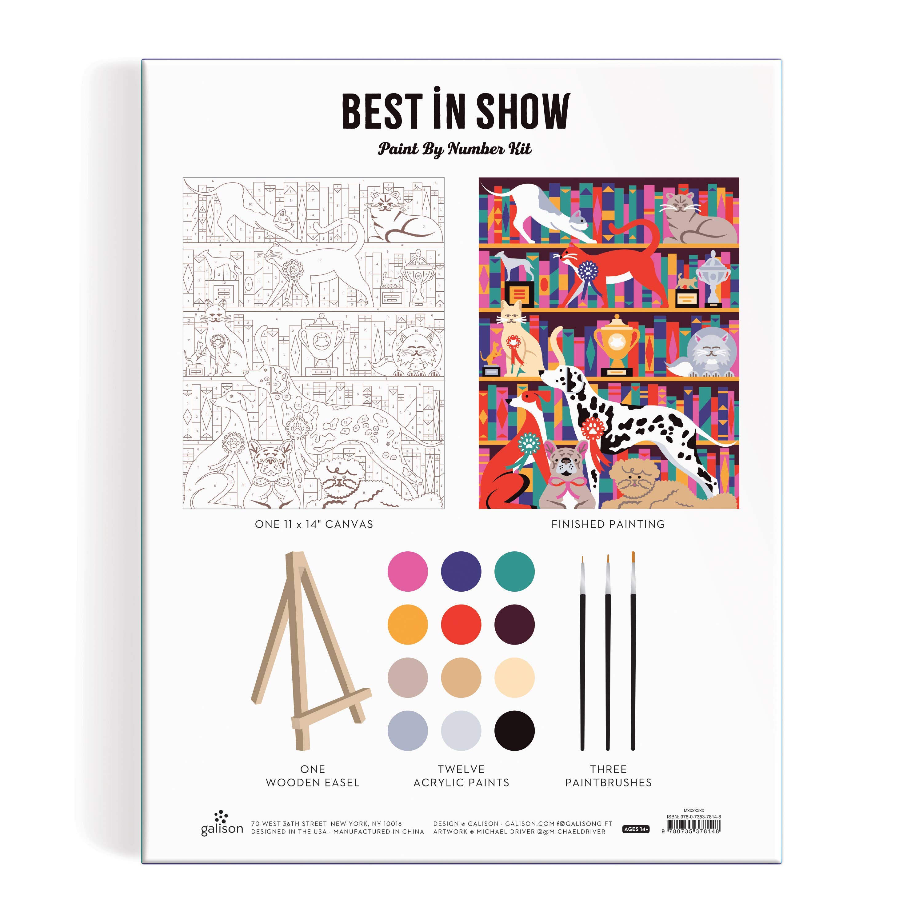 Best In Show 11 x 14 Paint By Number Kit