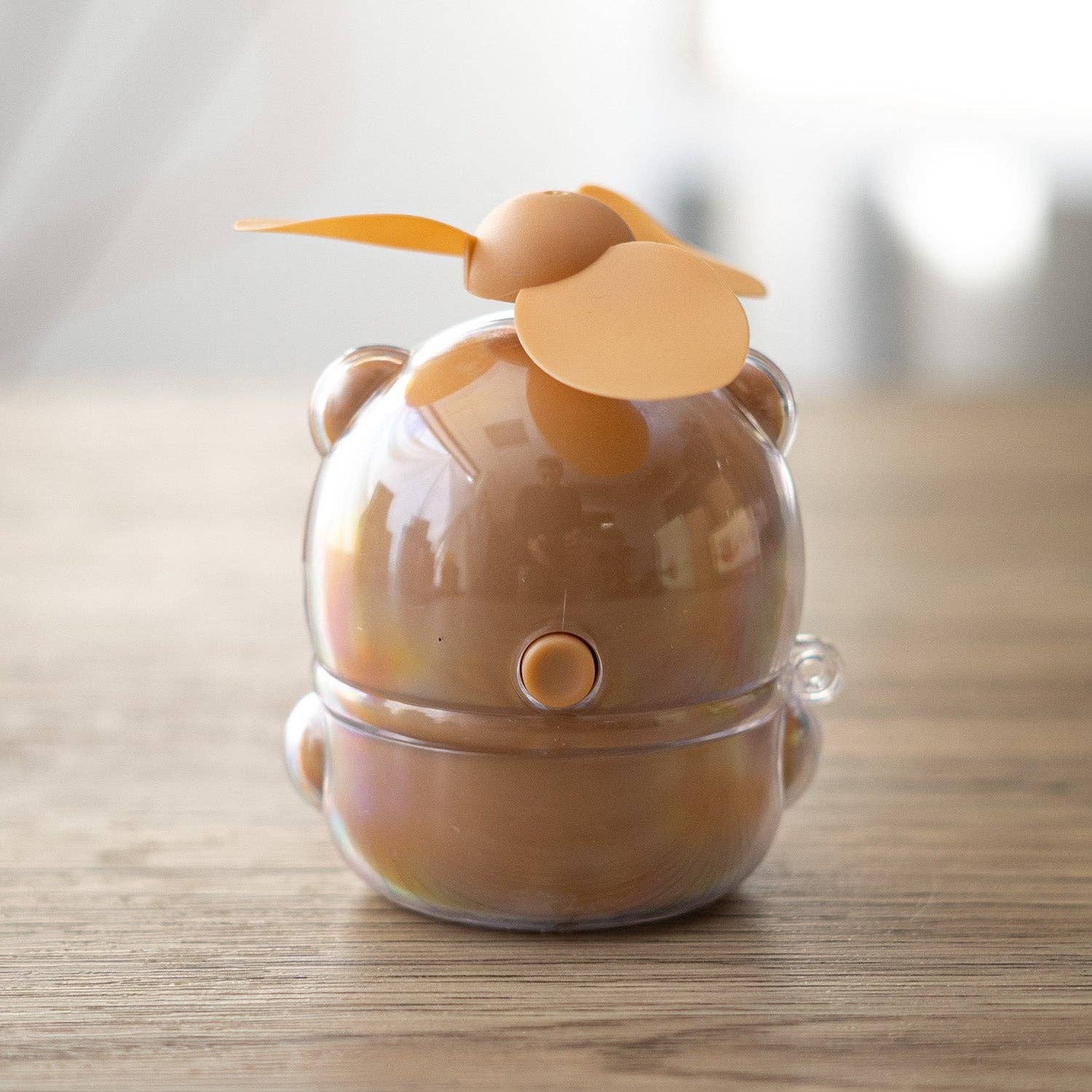 Mini Handheld Bear Fan Rechargeable Pink (1/120)