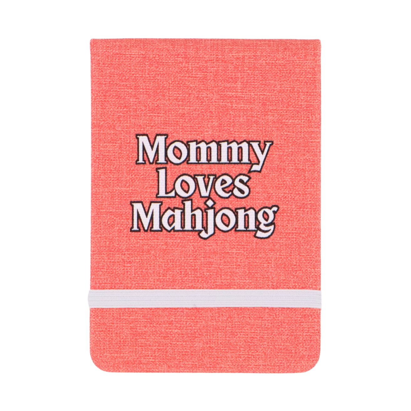 Leatherette Pocket Journal Mommy Loves Mahjong