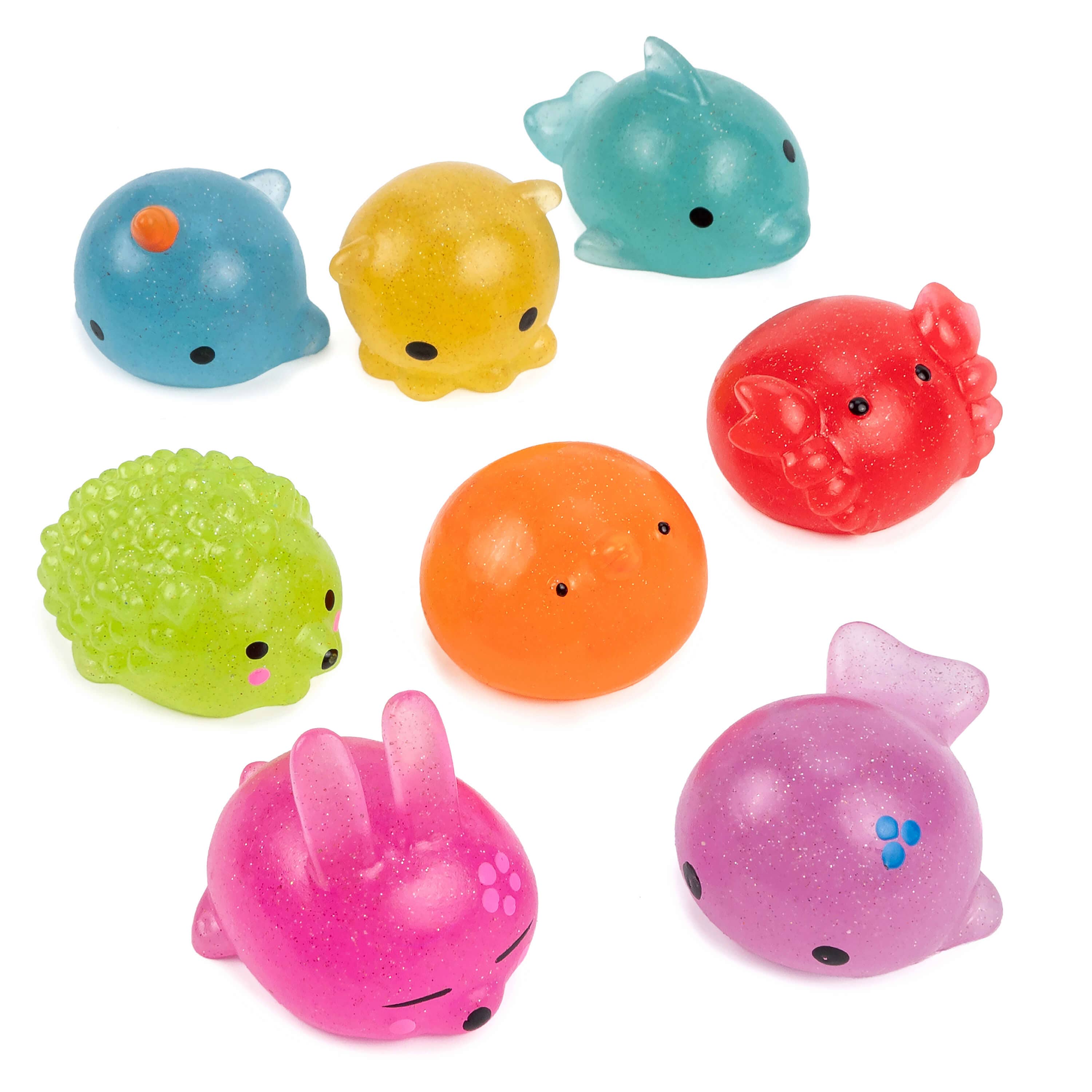 Jumbo Glitter Mochi Squishy Toy (24pcs/case)