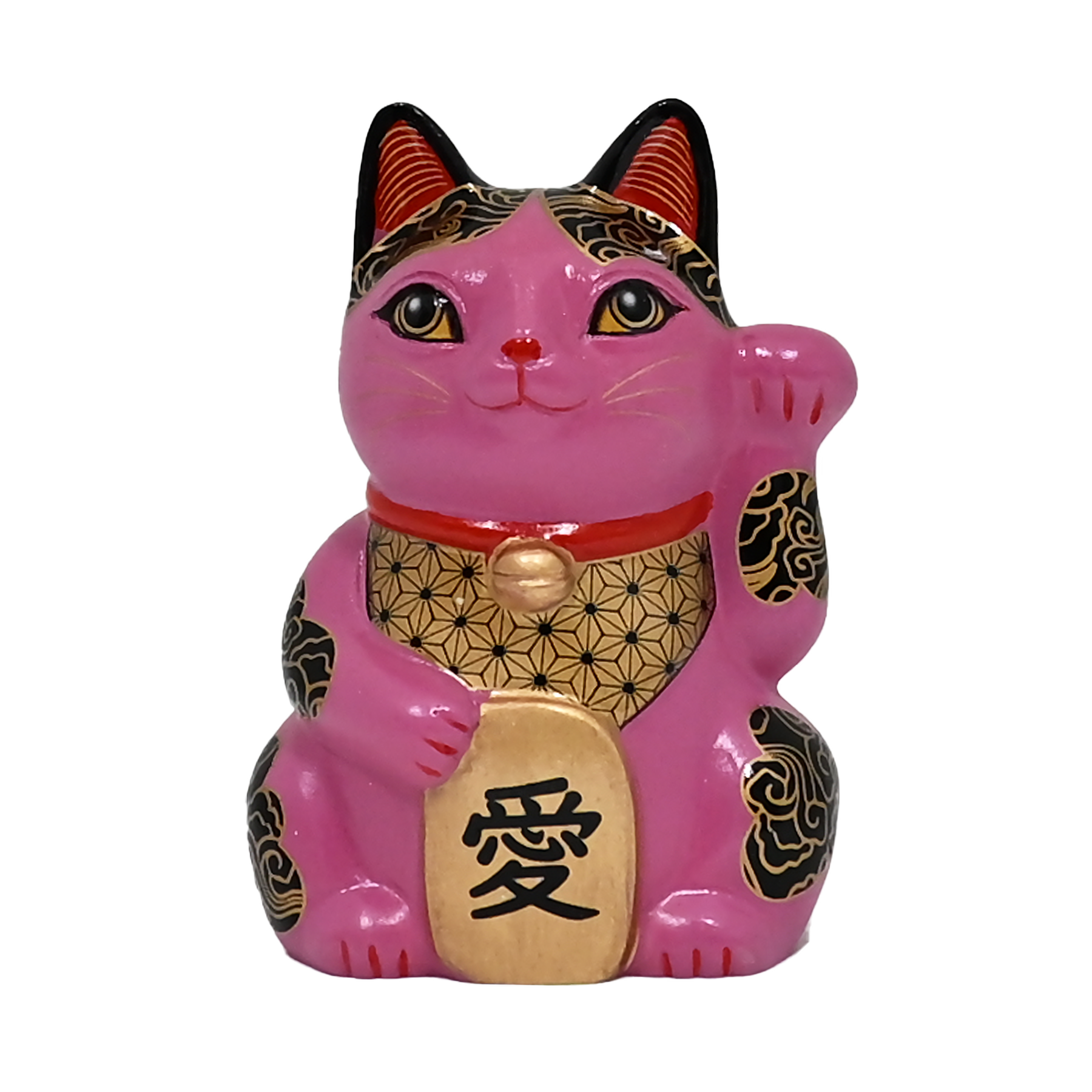3.25"H Happineko Figurine Pink Love (1/36)