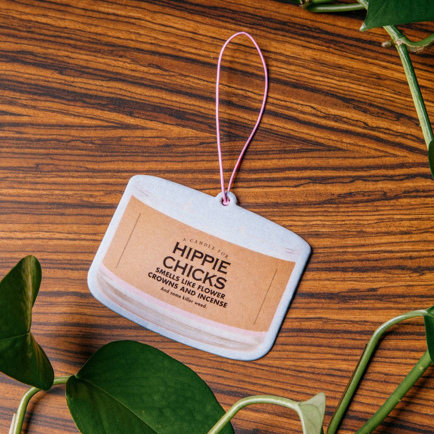 Hippie Chicks Air Freshener | Funny Car Air Freshener