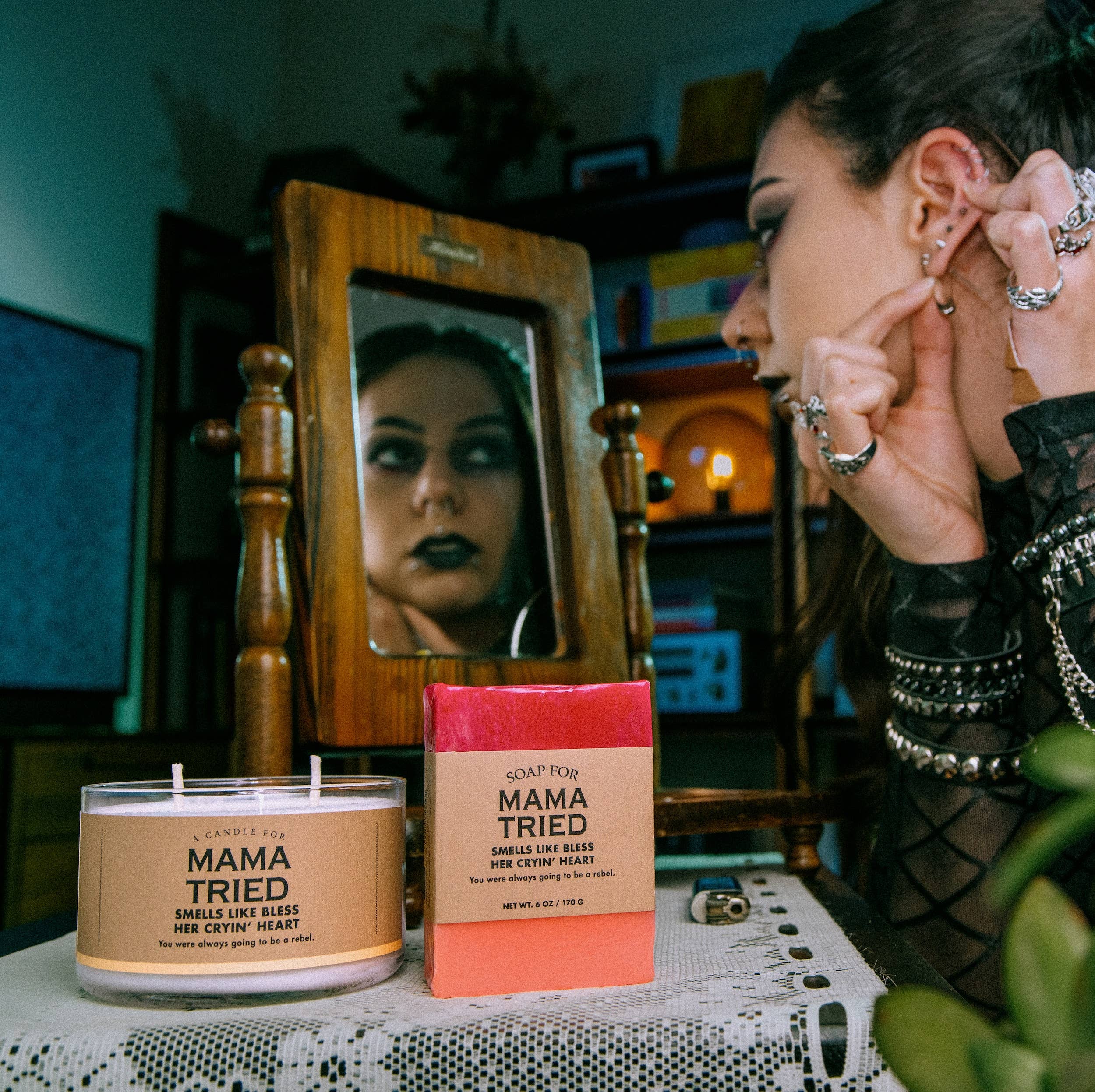 A Candle for Mama Tried | Funny Candle | Rebel Bad Girl