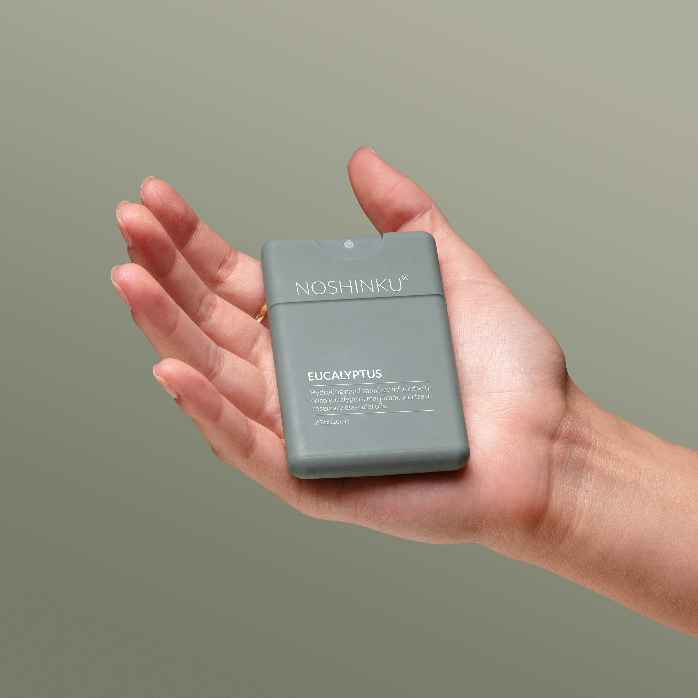 REFILLABLE Eucalyptus Moisturizing Pocket Hand Sanitizer