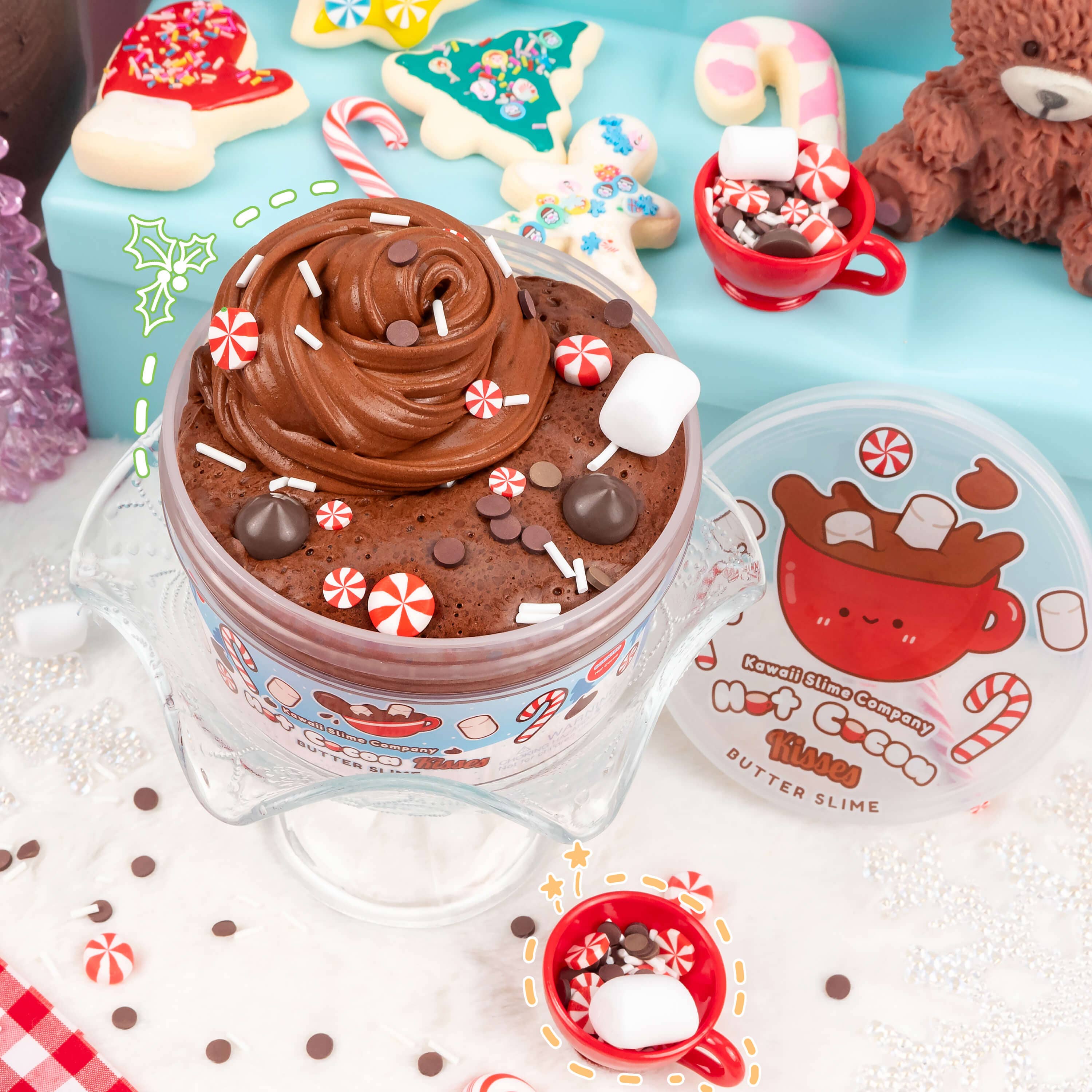 Hot Cocoa Kisses Butter Slime (4pcs/case)