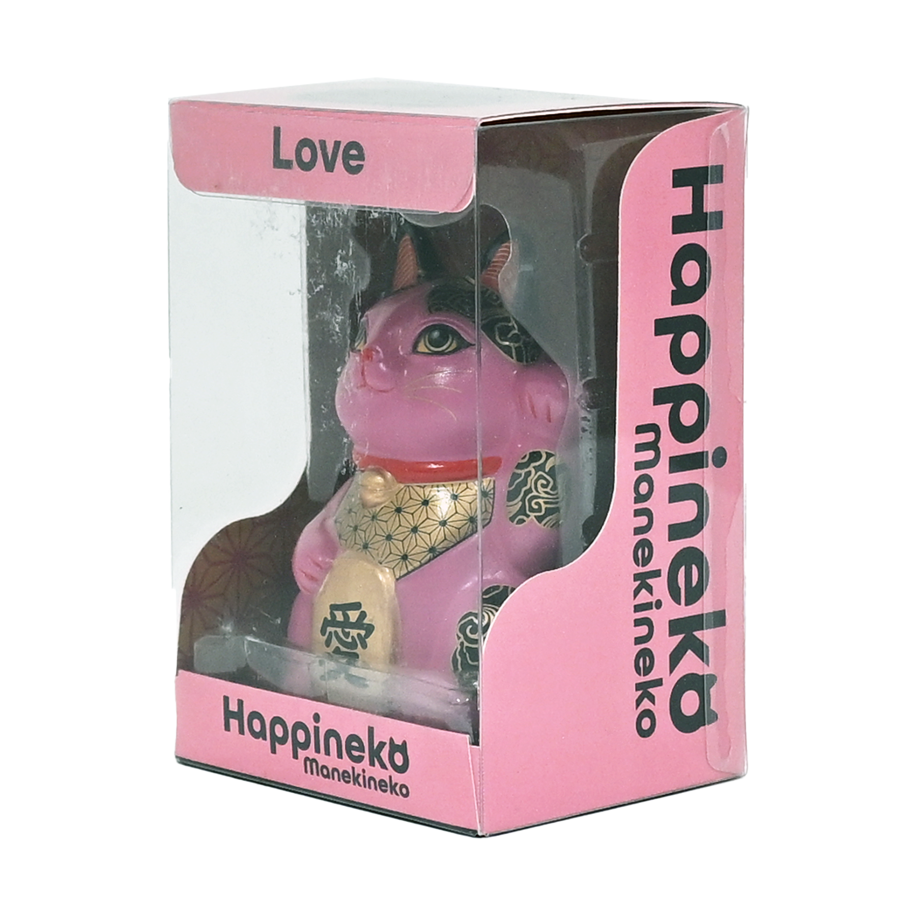 3.25"H Happineko Figurine Pink Love (1/36)