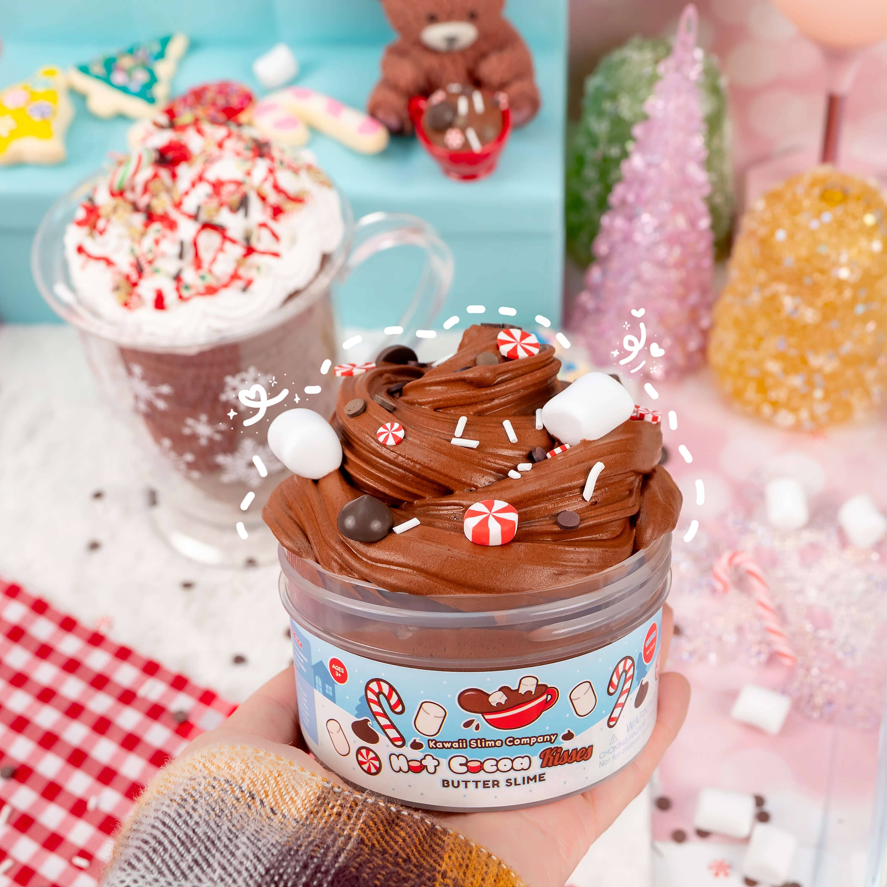 Hot Cocoa Kisses Butter Slime (4pcs/case)