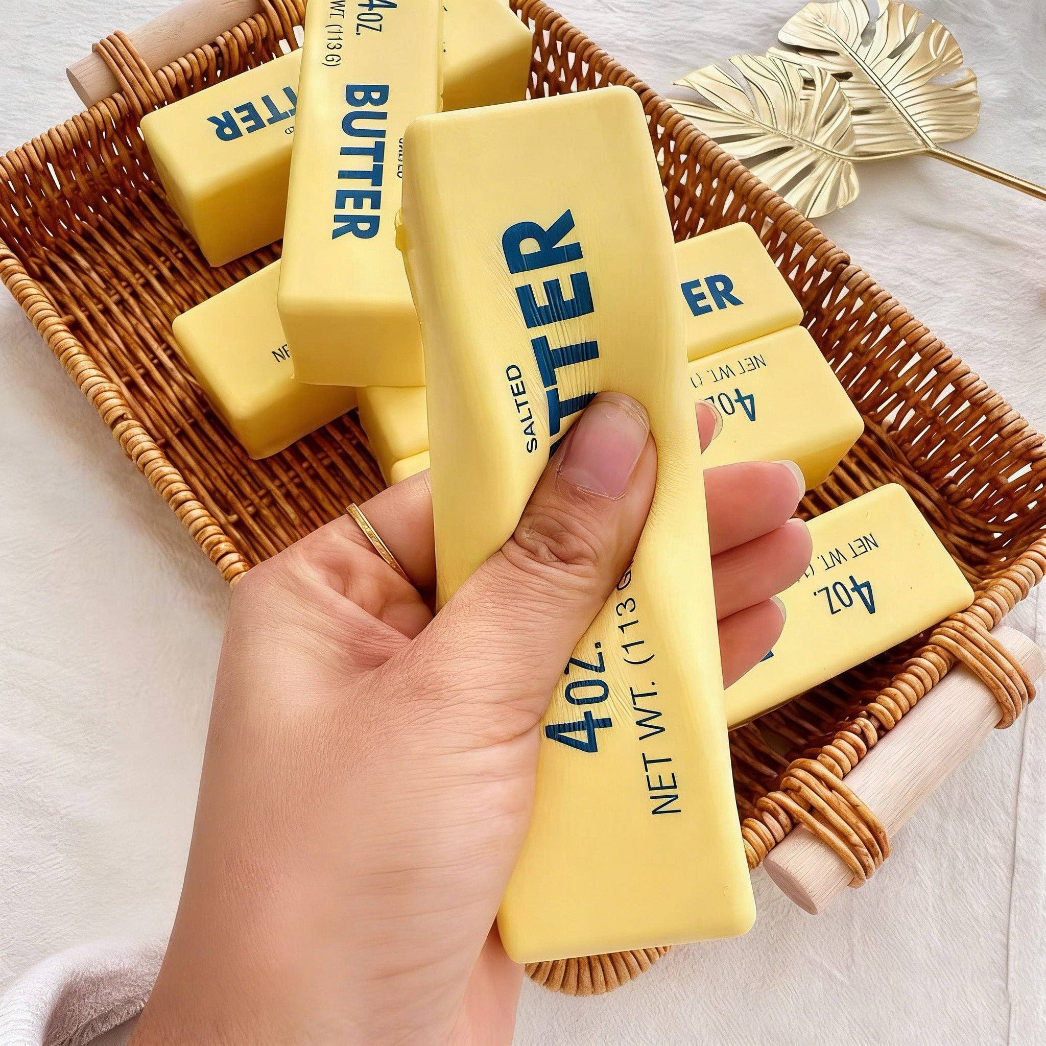 Realistic Butter Stick Squishy Slow Rising Stress Relief Sensory Fidget Toy