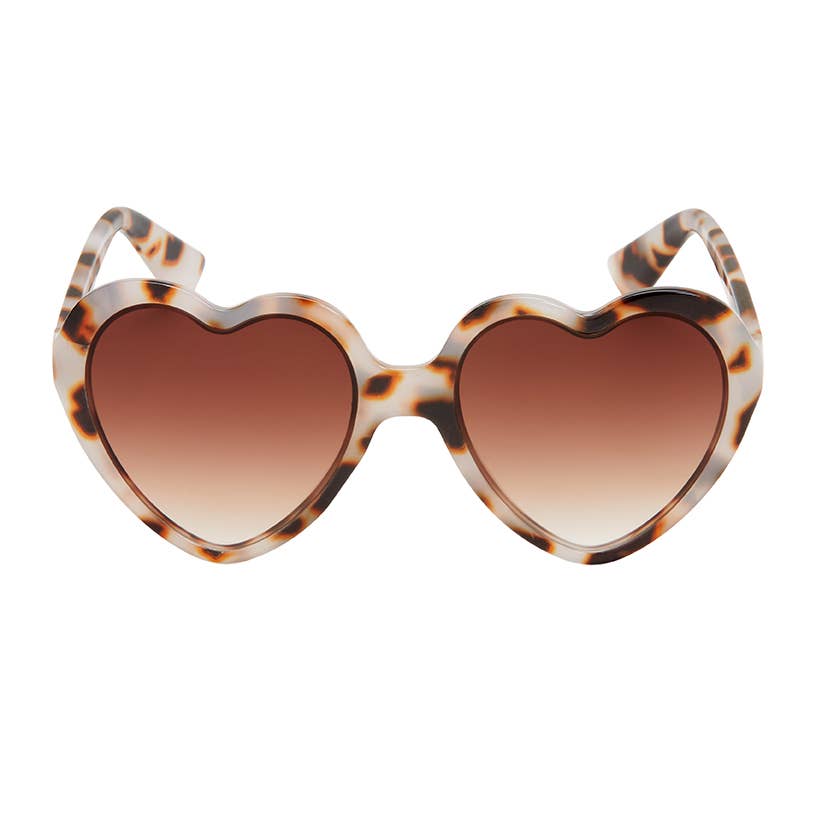 1314 Rose - Heart Women's Sunglasses