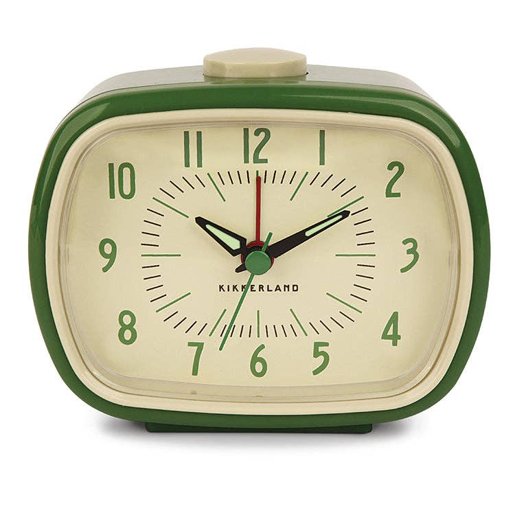Retro Alarm Clock + Green