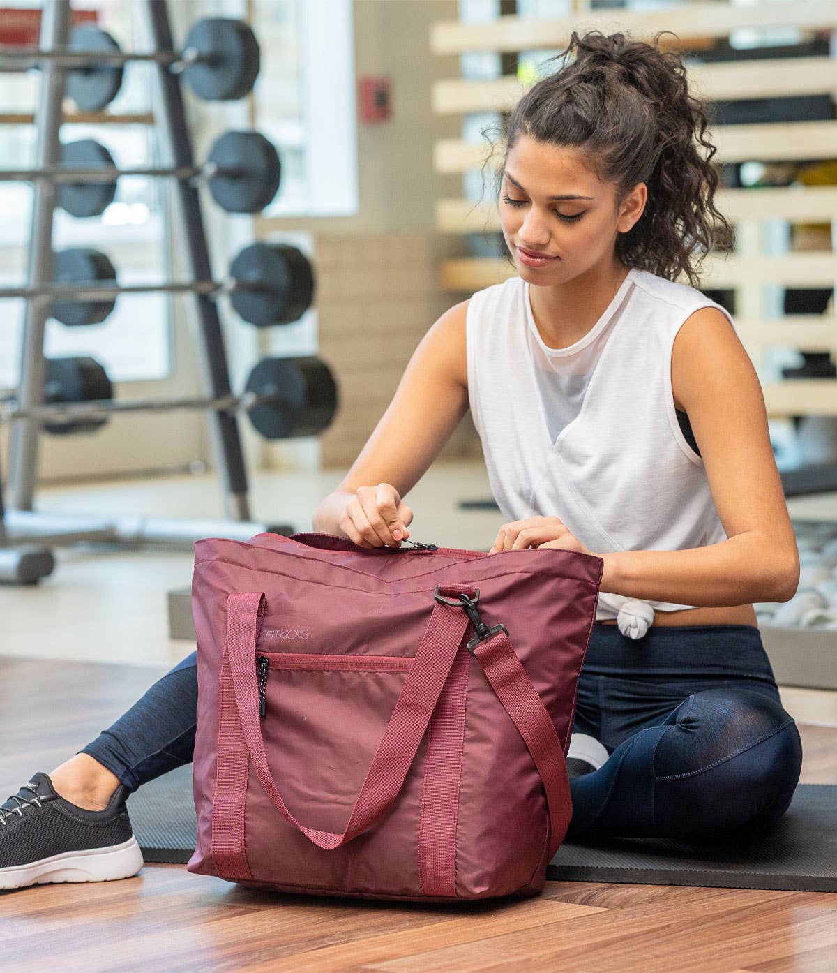FITKICKS Hideaway Packable Duffle Open Stock