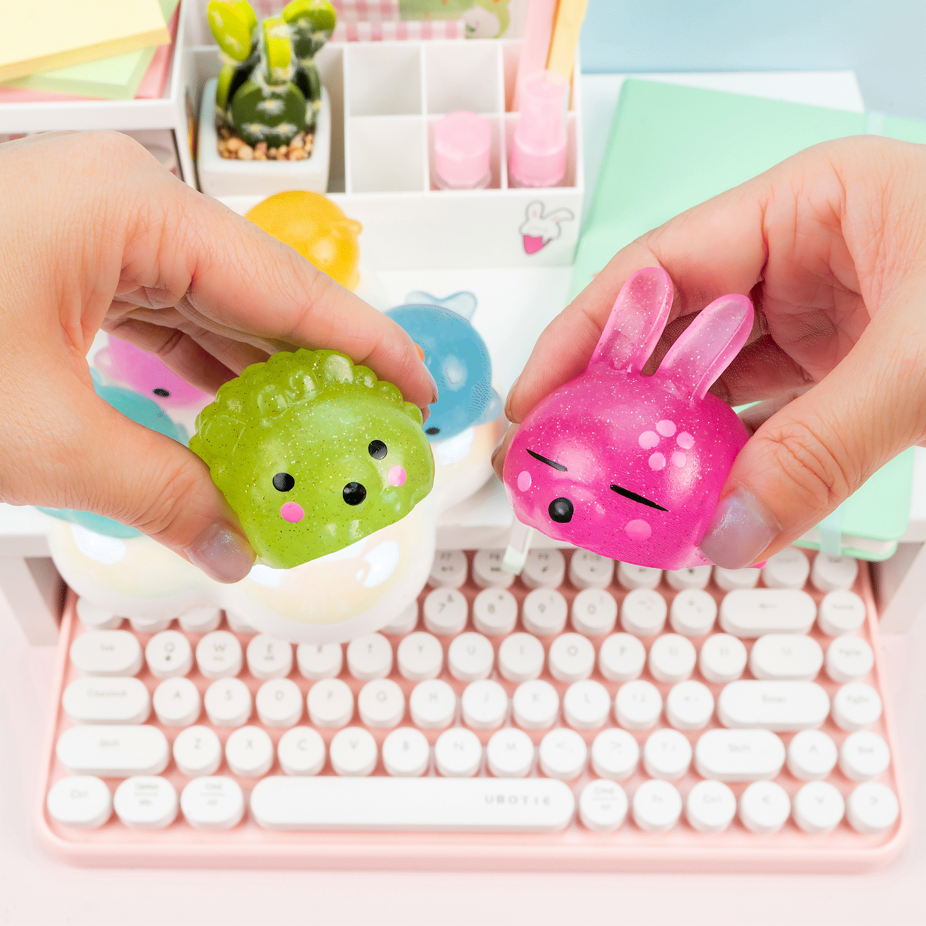 Jumbo Glitter Mochi Squishy Toy (24pcs/case)