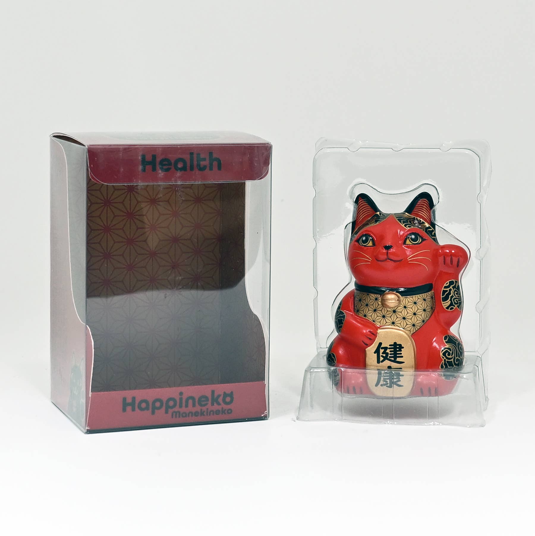 3.25"H Happineko Figurine Red Health (1/36)