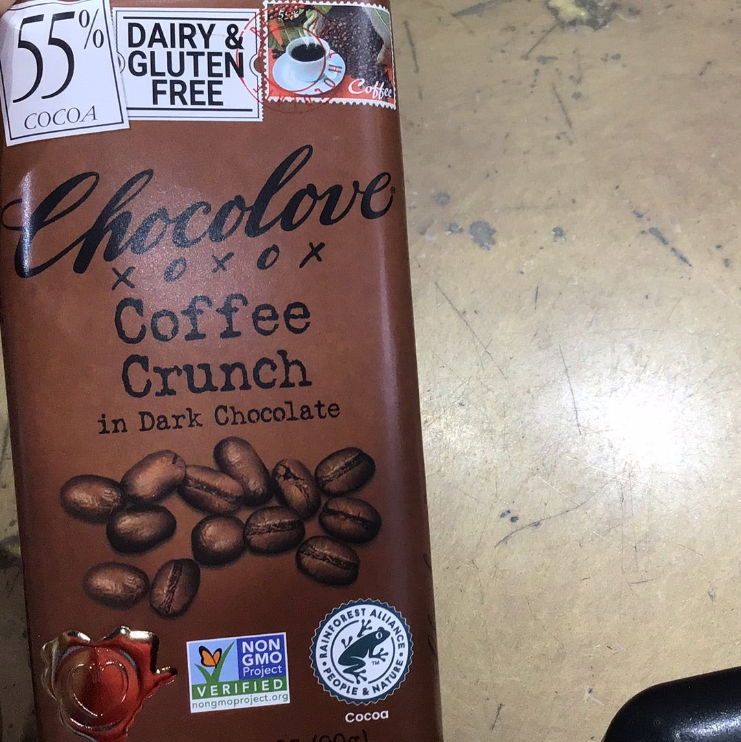 Chocolove Coffee Crunch 3.2oz