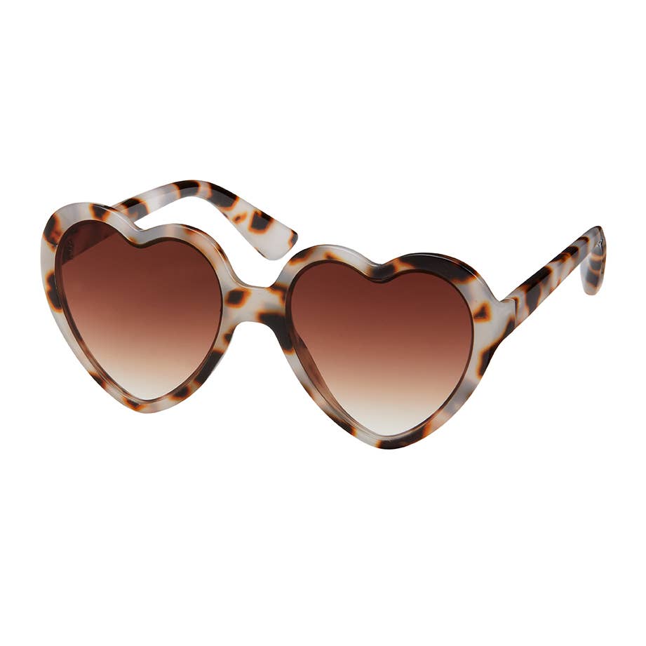 1314 Rose - Heart Women's Sunglasses