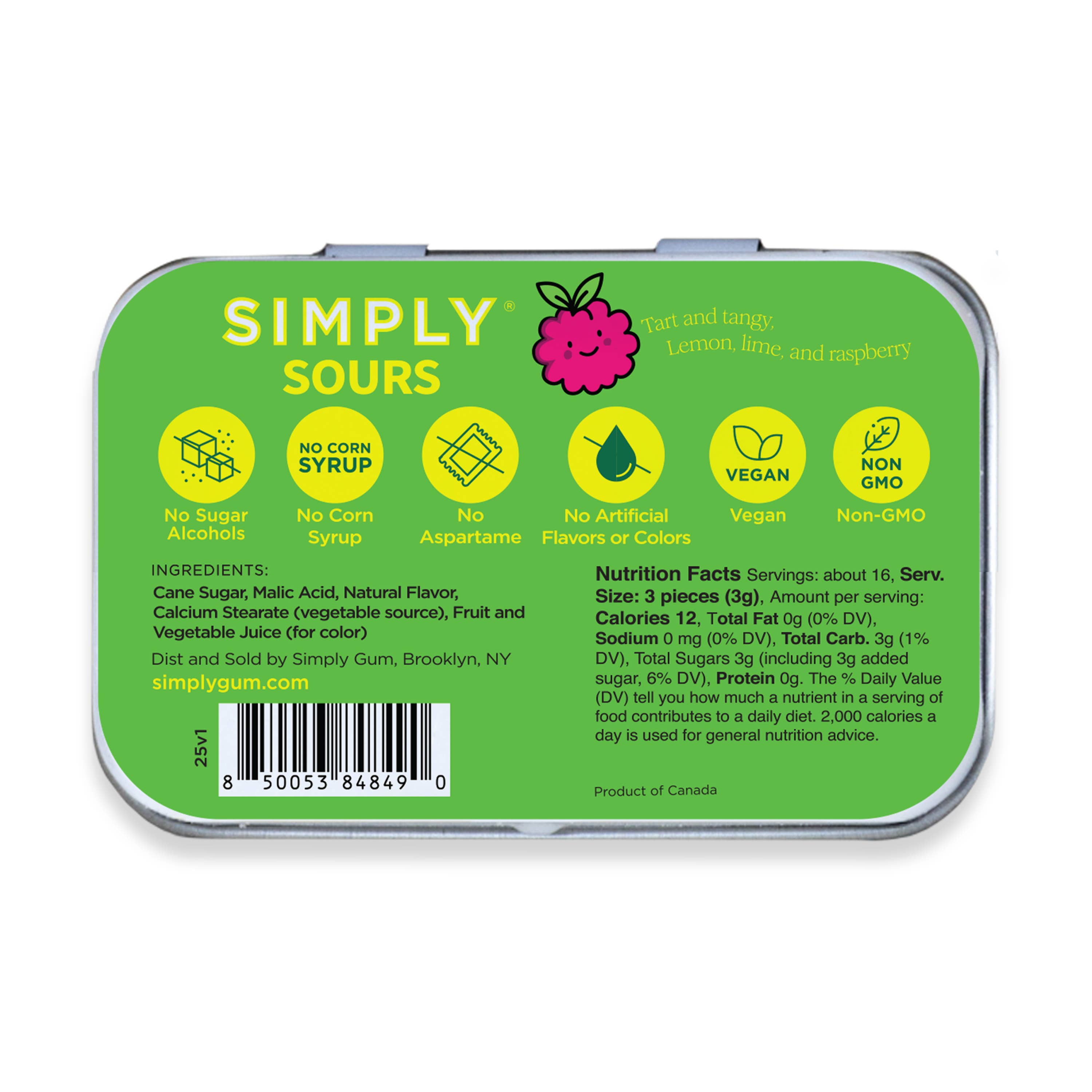 Simply Sours - Citrus Berry 1.8oz