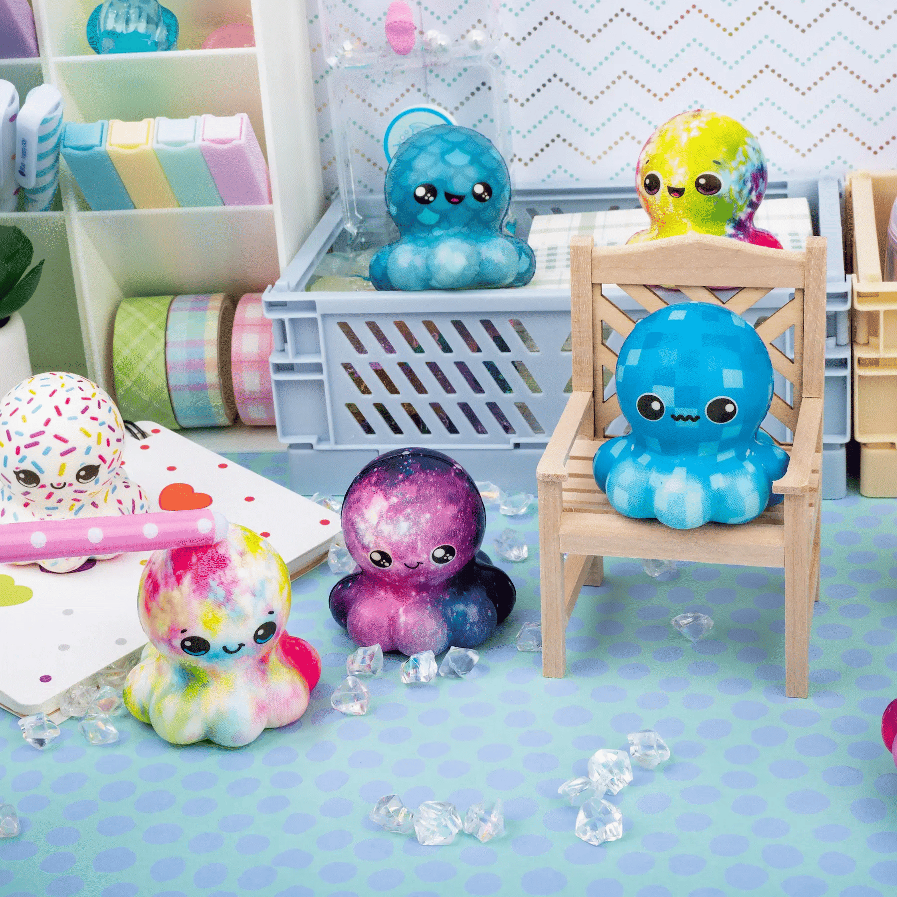 Octo-Squish Mini Squishy Toys PDQ (24pcs/case)